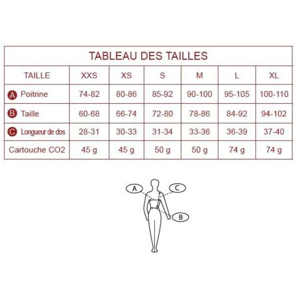 Airbag-Weste HIPPODROME schwarz