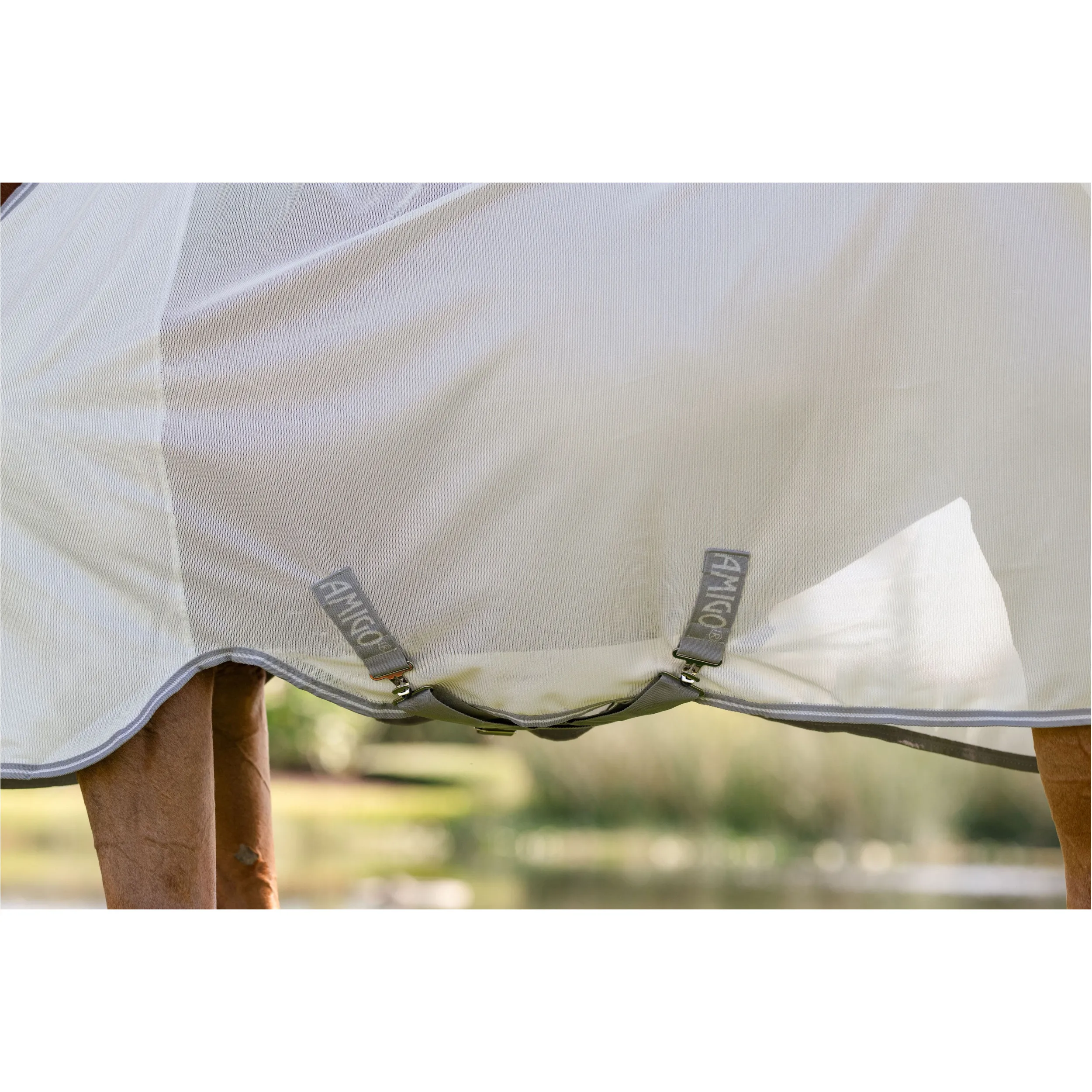 Fliegendecke AMIGO Bug Rug silver/titanium grey