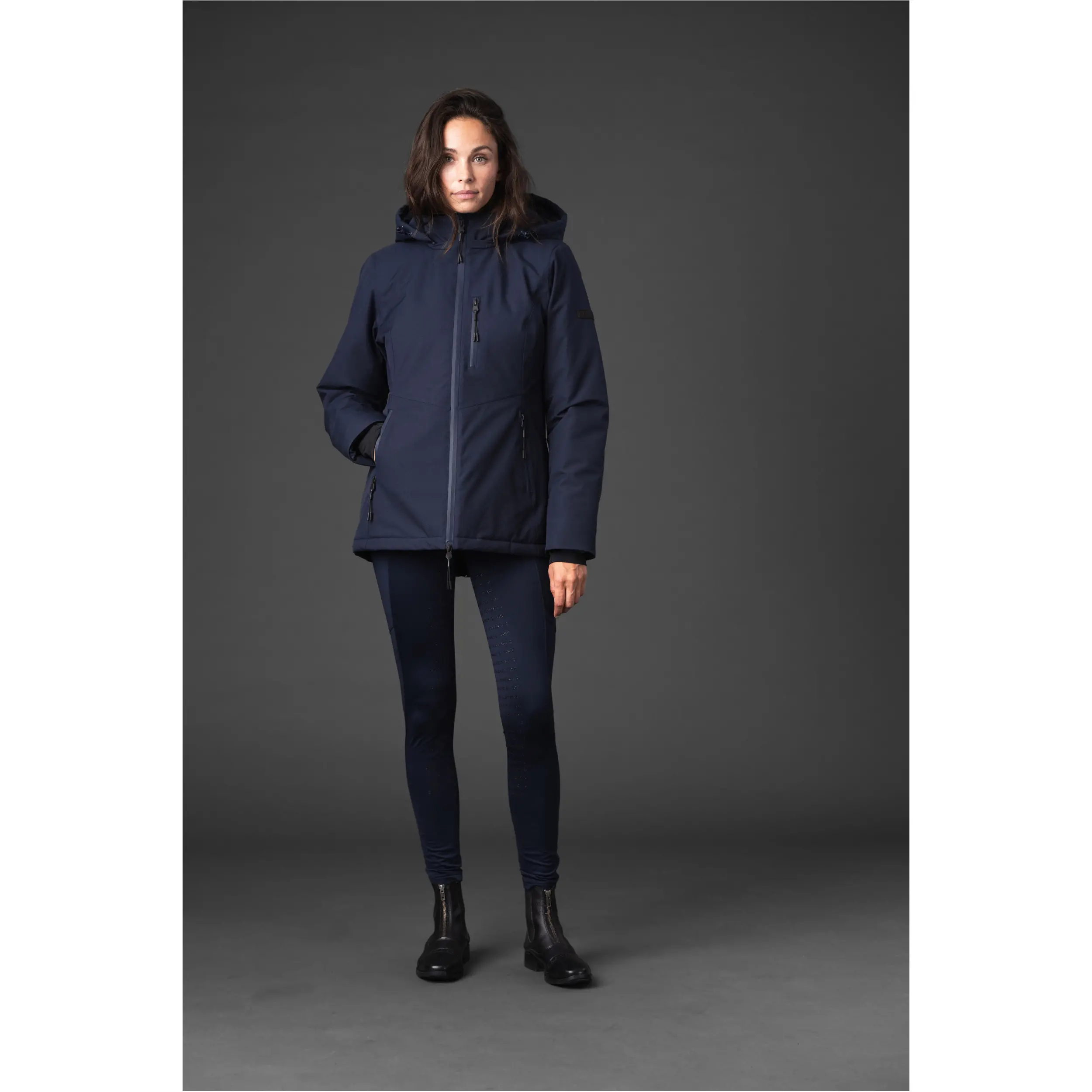 Winter Damen Reitjacke VENUS navy
