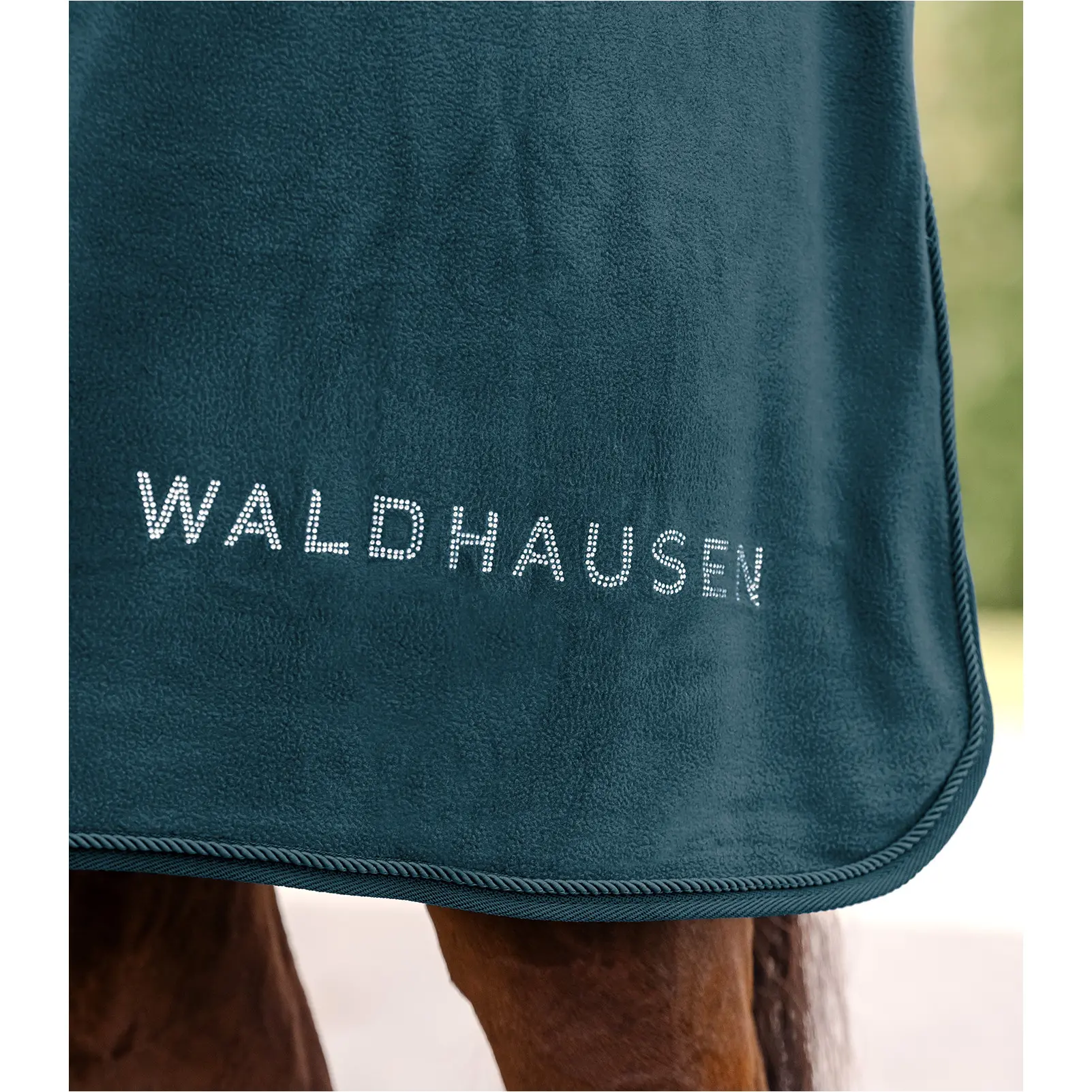 Fleecedecke NEPAL petrolblau