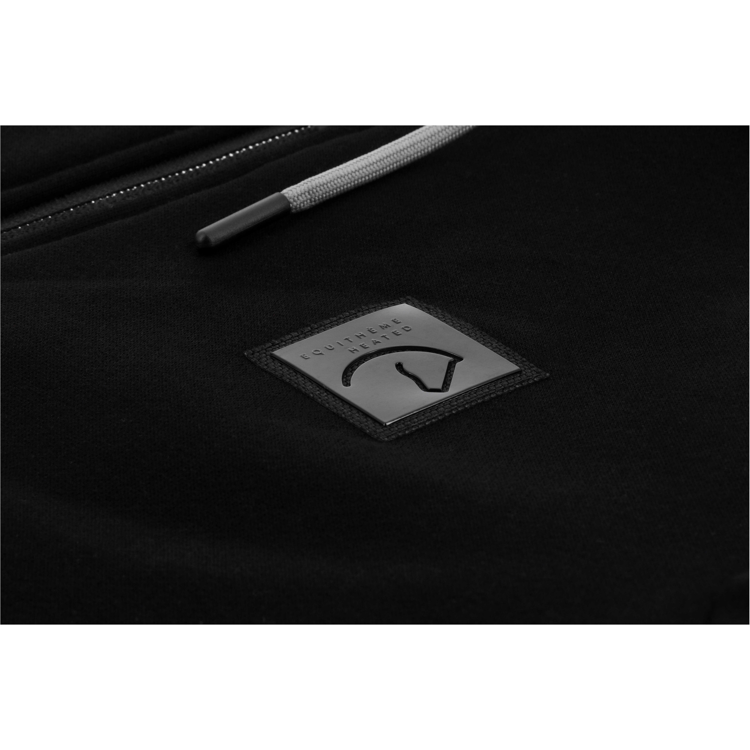 Unisex-Hoodie mit Reißverschluss beheizbar OLWEN schwarz
