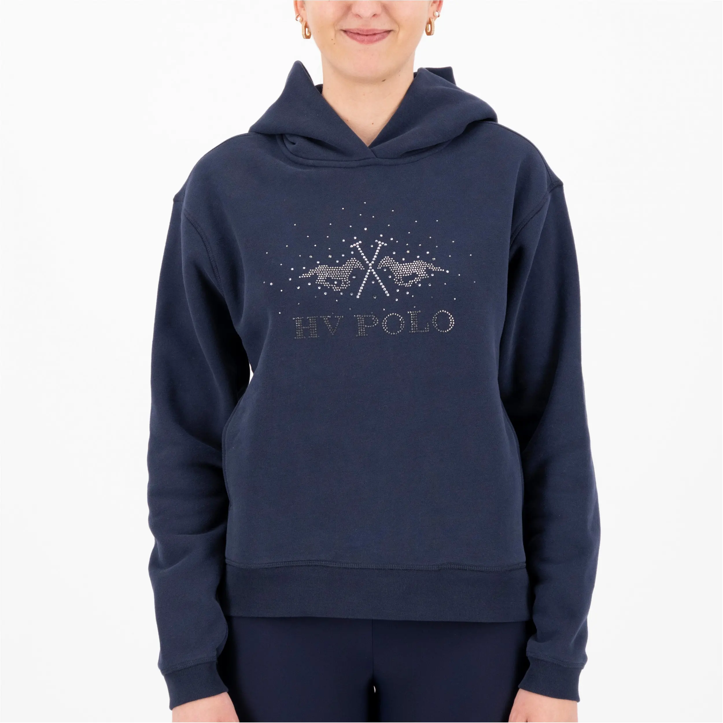 Damen Hoodie HVPDaisy navy