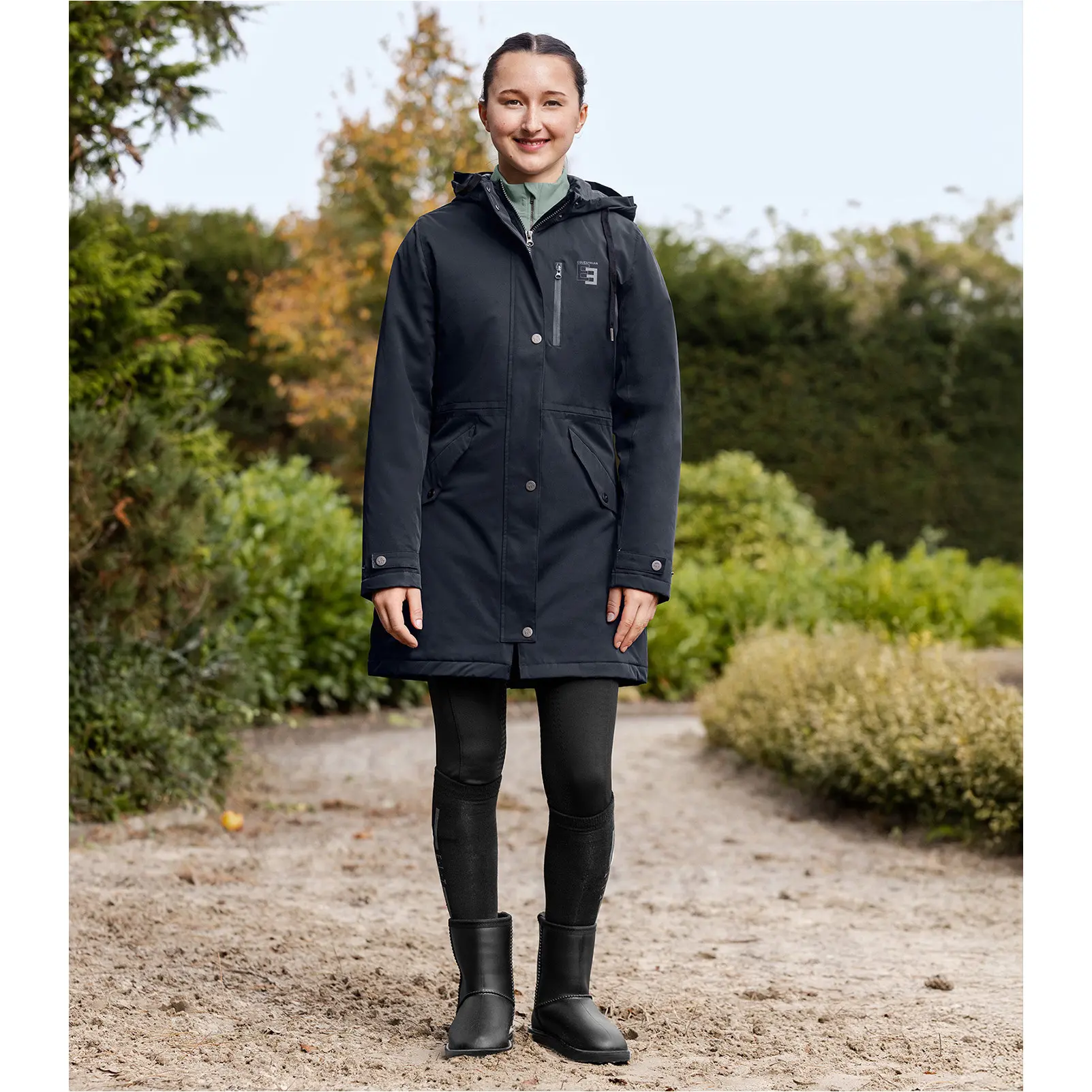 Teens Funktions-Reitparka AVA tiefblau