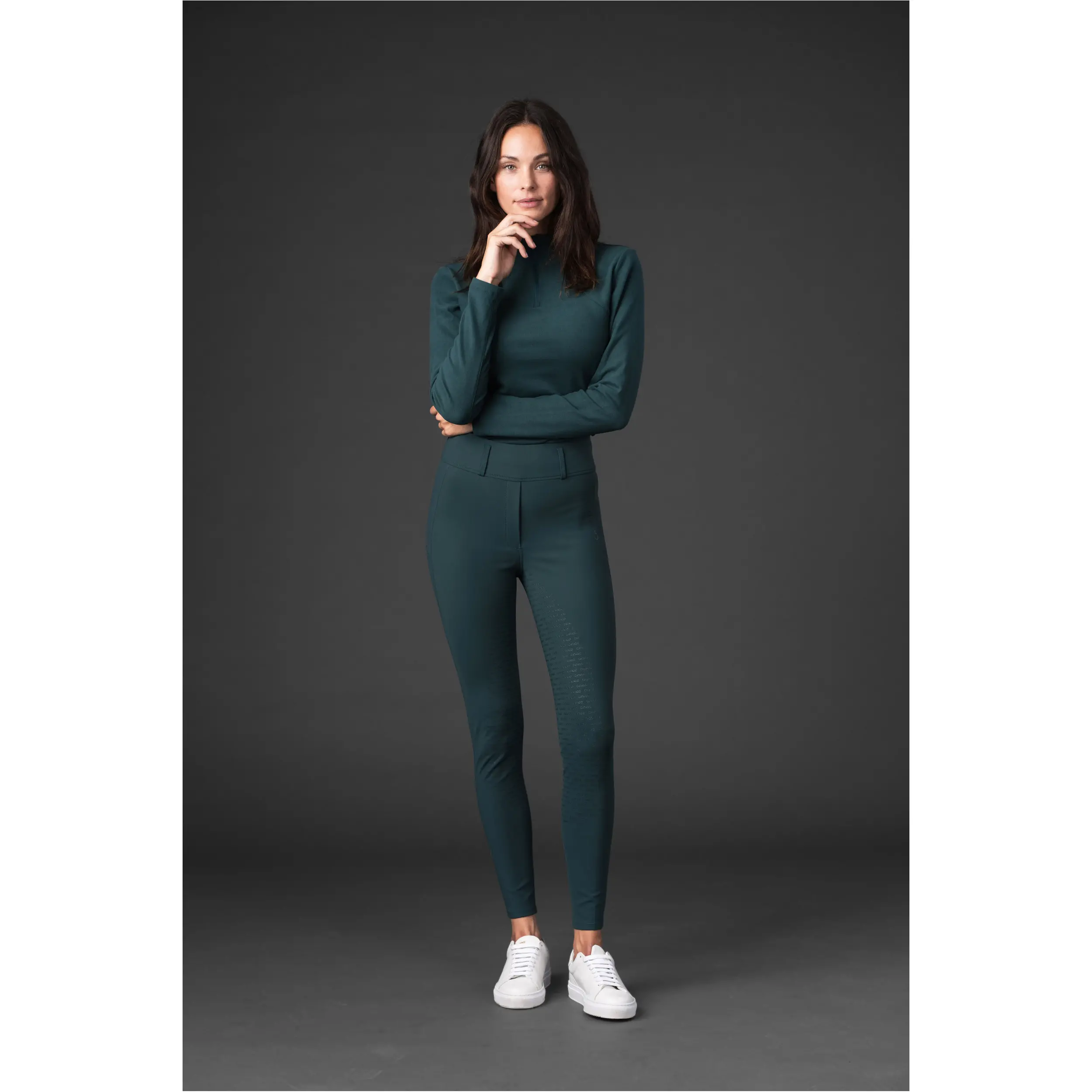 Damen Reitleggings Silikon Vollbesatz RIVER F/G mit Gürtelschlaufen ponderosa pine Damen Reitleggings Silikon Vollbesatz RIVER F/G mit Gürtelschlaufen ponderosa pine