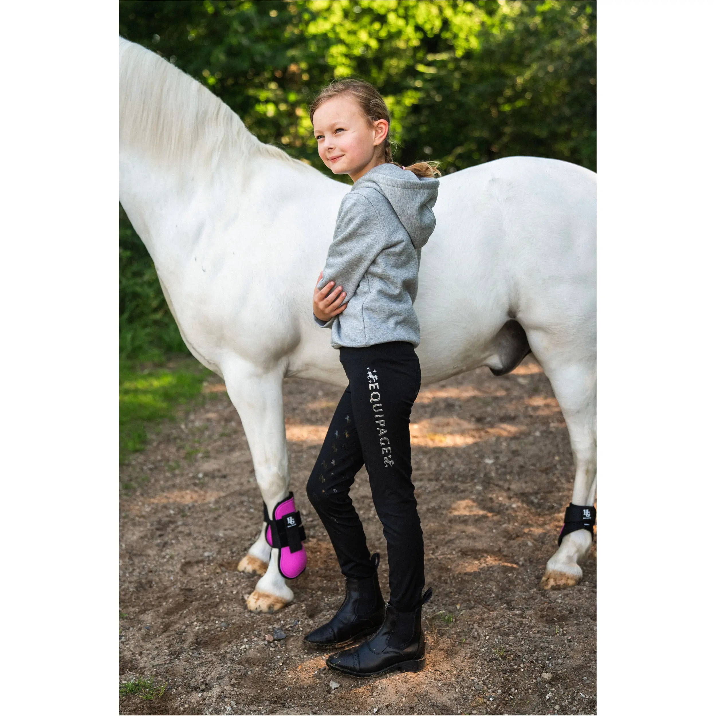 Kinder Reitleggings Silikon Vollbesatz MAGGIE schwarz Kinder Reitleggings Silikon Vollbesatz MAGGIE schwarz
