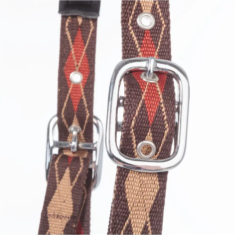 Halfter CLASSIC RAUTE braun/beige/orange