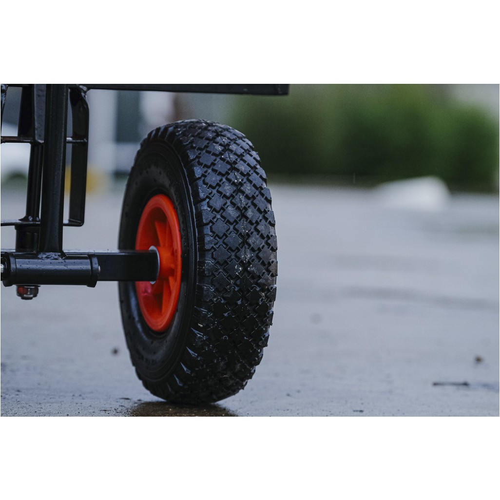 Sattelwagen mit 4 Rädern faltbar rot Sattelwagen mit 4 Rädern faltbar rot