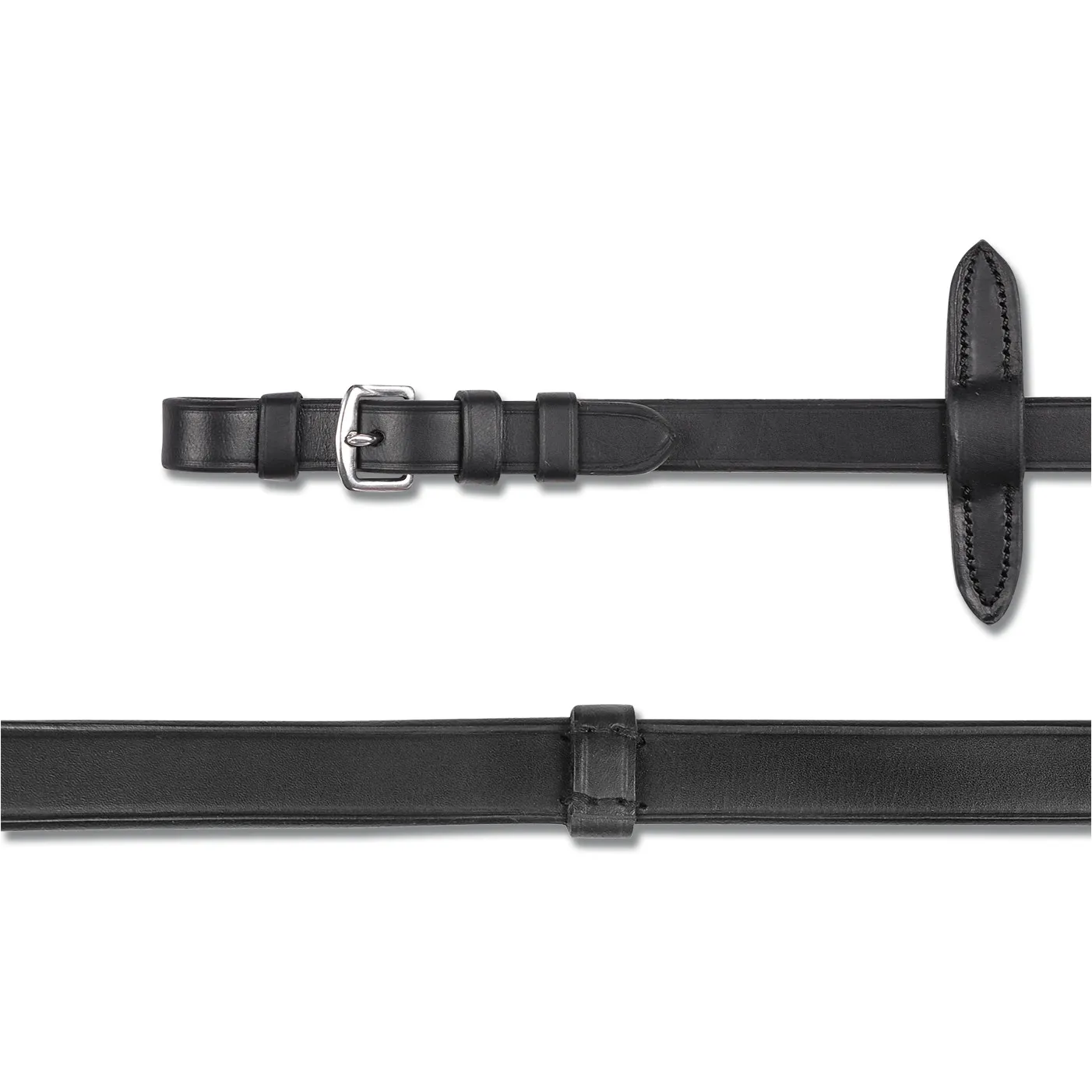 Lederzügel extra lang X-Line schwarz