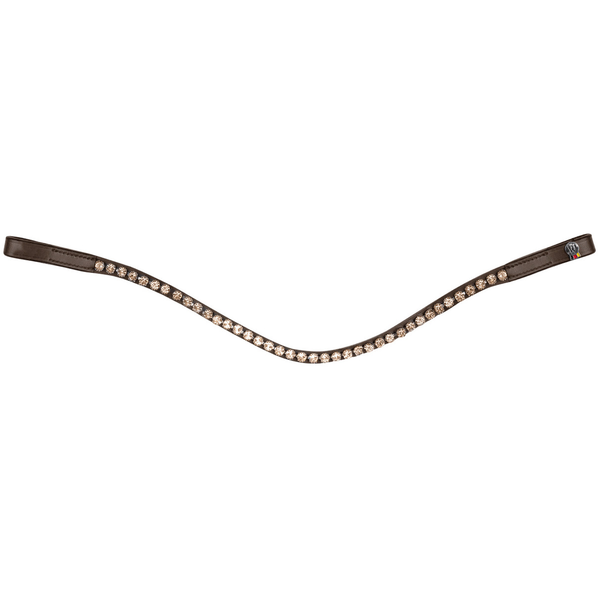 Stirnband GLAM X-Line braun/pfirsich