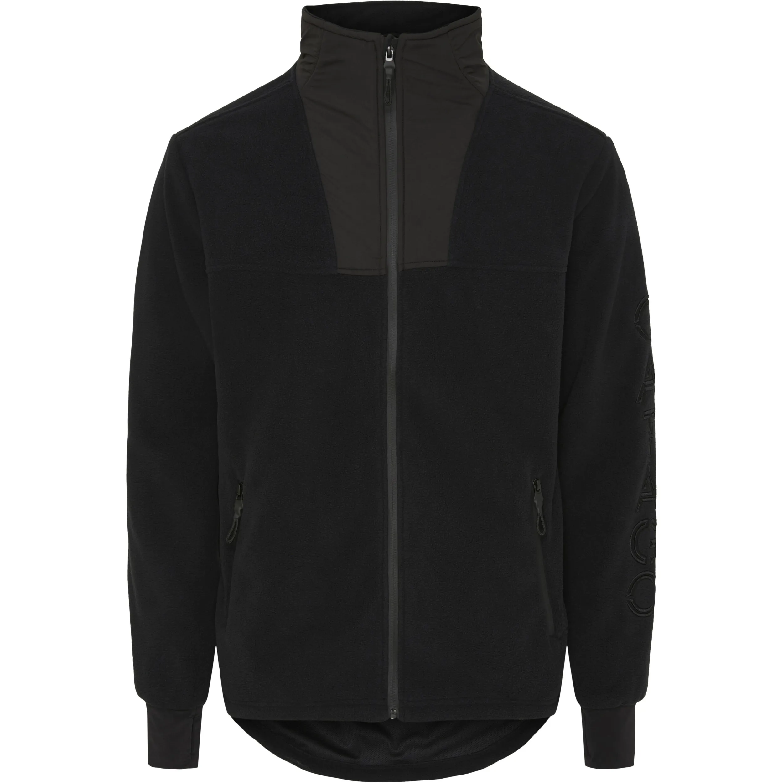 Herren Fleecejacke AIDEN Zip schwarz
