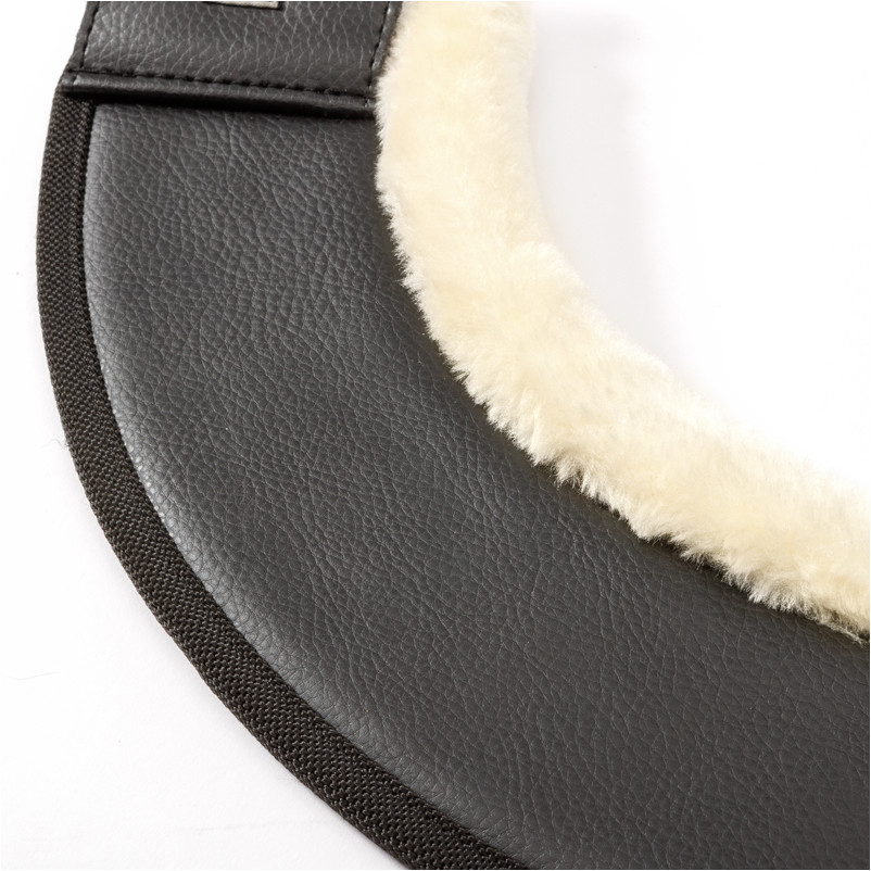 Hufglocken (2er Set) schwarz/beige