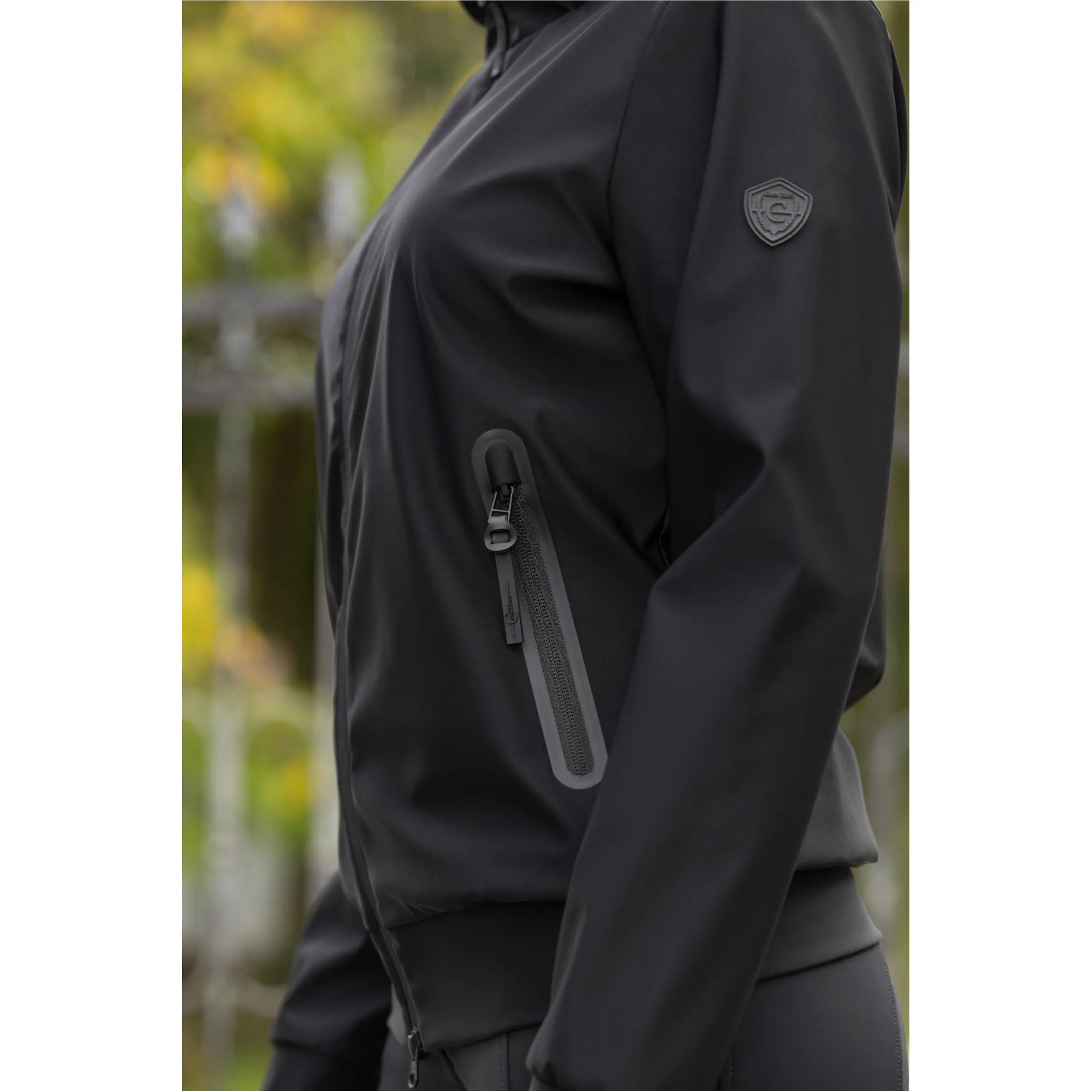 Damen Blousonjacke schwarz