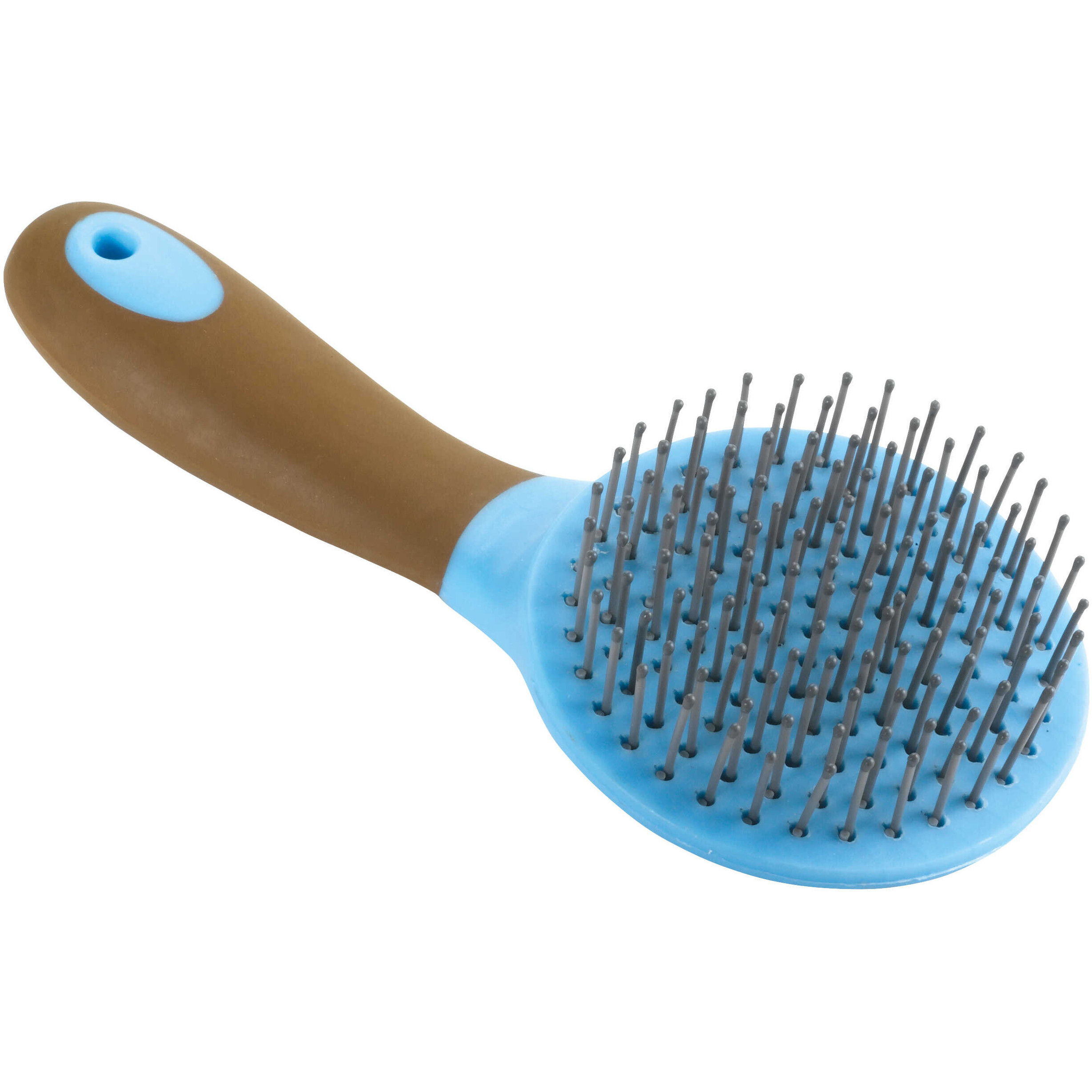 himmelblau/schokobraun