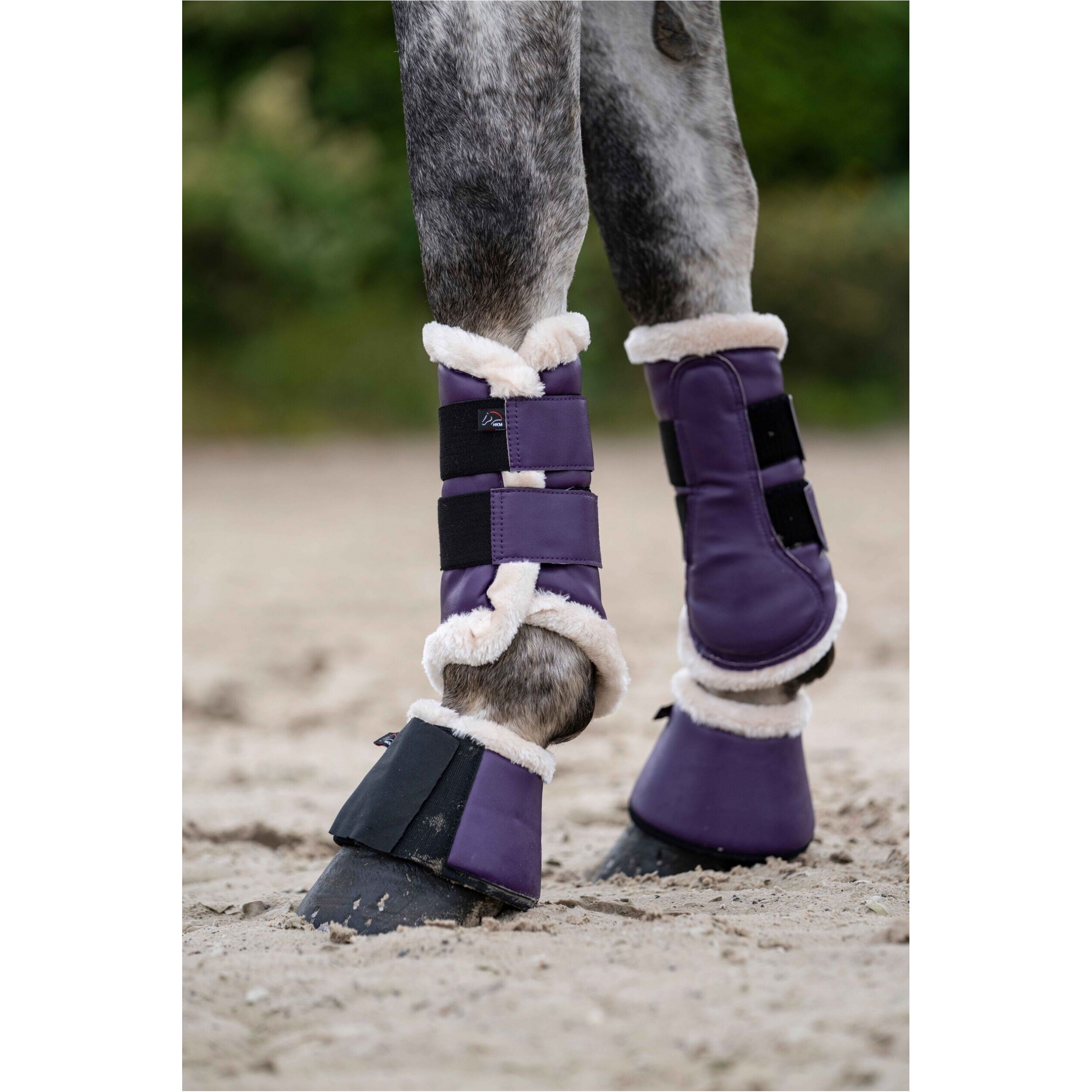 Hufglocken COMFORT PREMIUM FUR dunkellila Hufglocken COMFORT PREMIUM FUR dunkellila