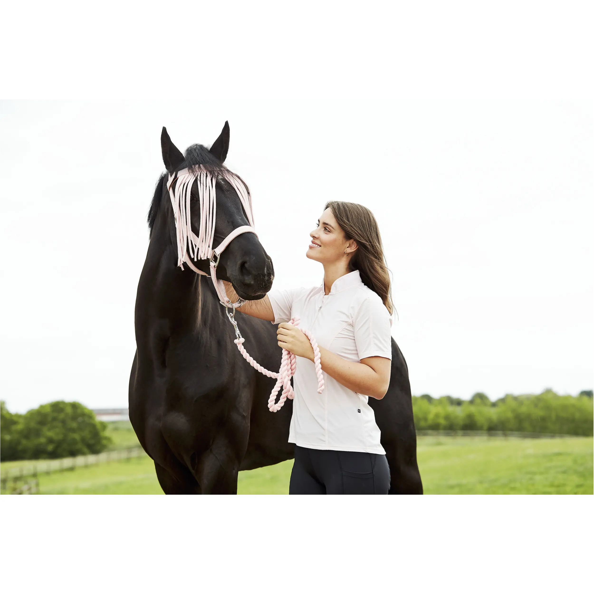Damen Reitleggings Silikon Vollbesatz DALENA schwarz