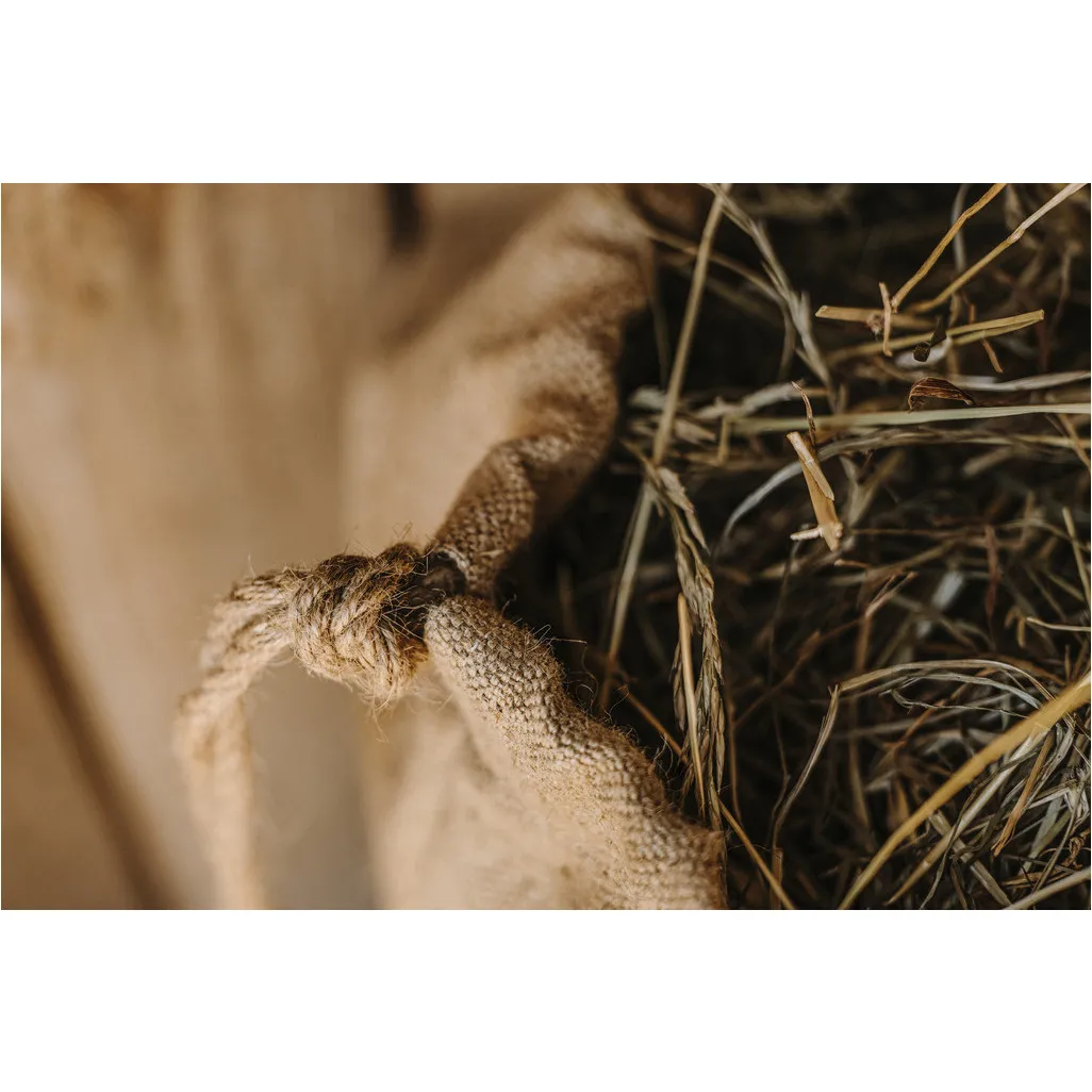 Heunetz-Tasche NATUREL beige/schwarz