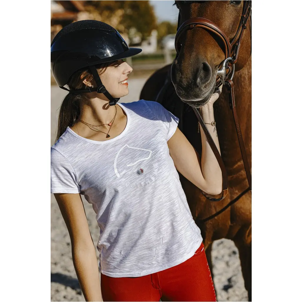 Damen T-Shirt CLAIRE weiß