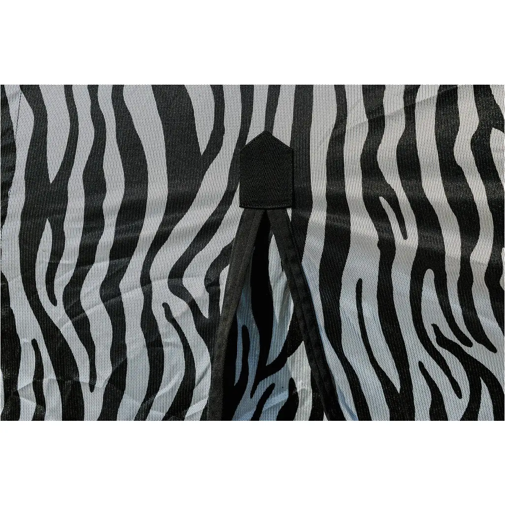 Fliegendecke Zebra BELLY MESH schwarz/weiß