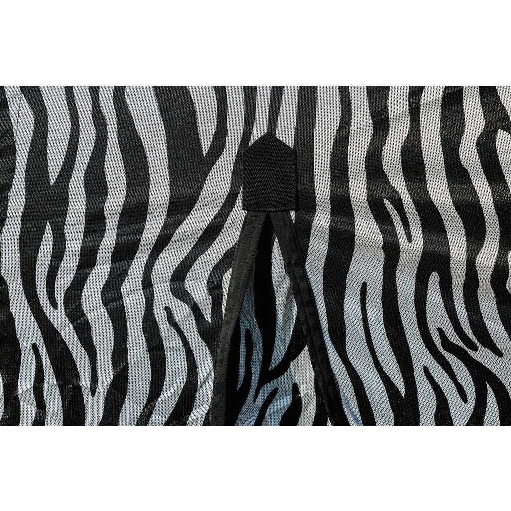 Fliegendecke Zebra BELLY MESH schwarz/weiß