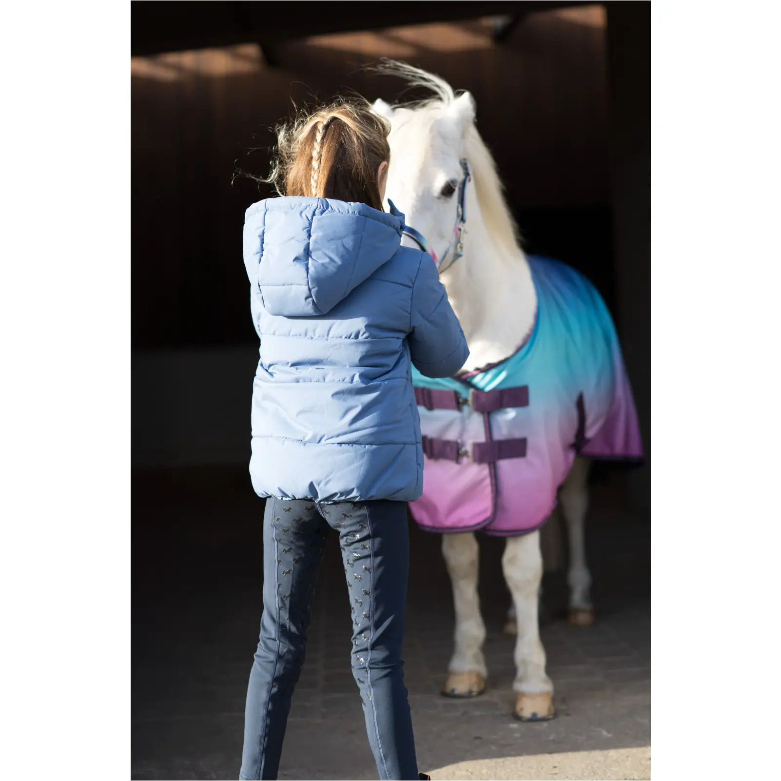 Winter Kinder Reitleggings Silikon Vollbesatz VERONA navy Winter Kinder Reitleggings Silikon Vollbesatz VERONA navy