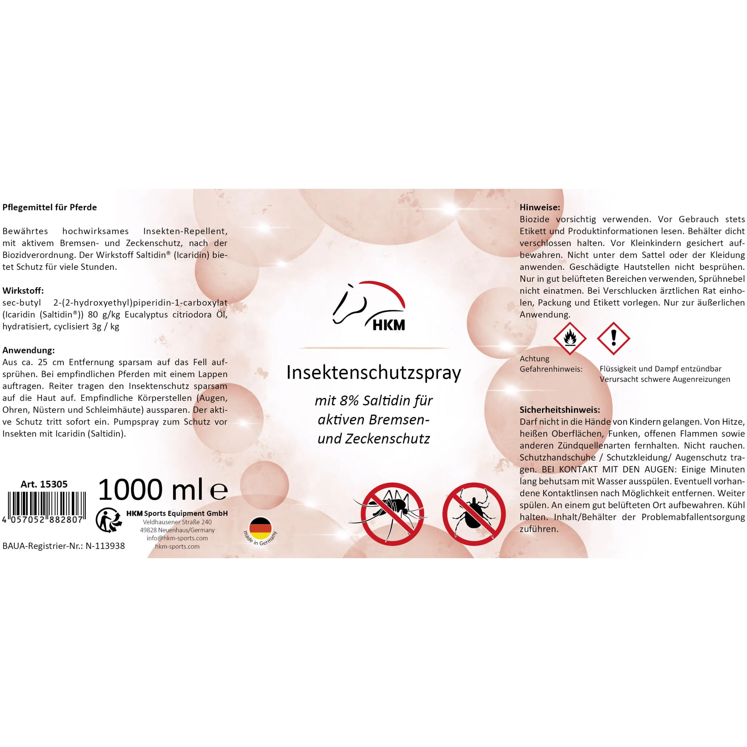 Insektenschutzspray 1000ml 