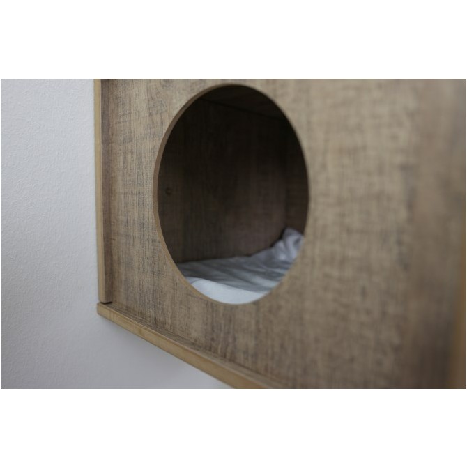 Wandkratzbaum DINARI light braun/weiß 45x45x106cm