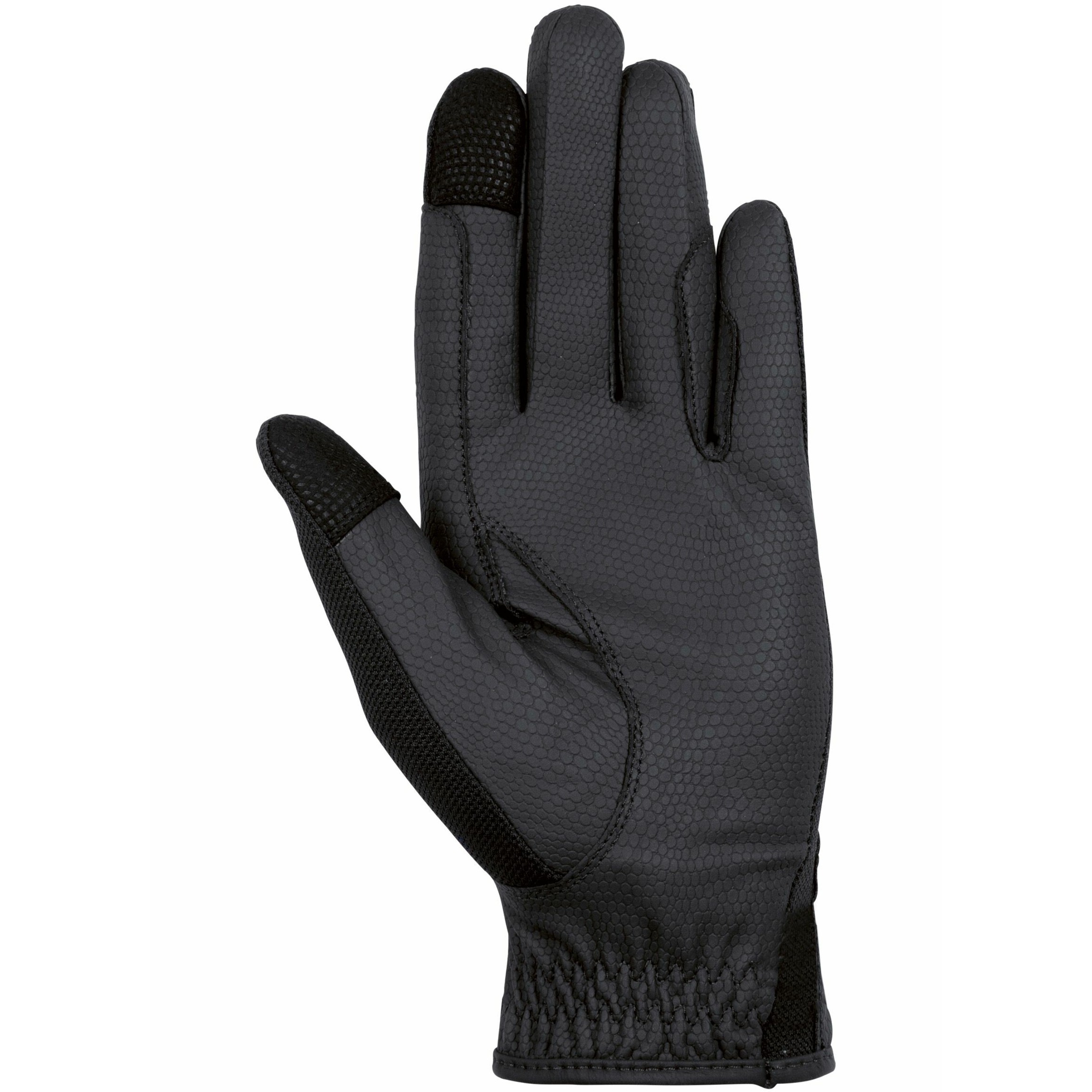 Damen Reithandschuhe GRIP MESH schwarz