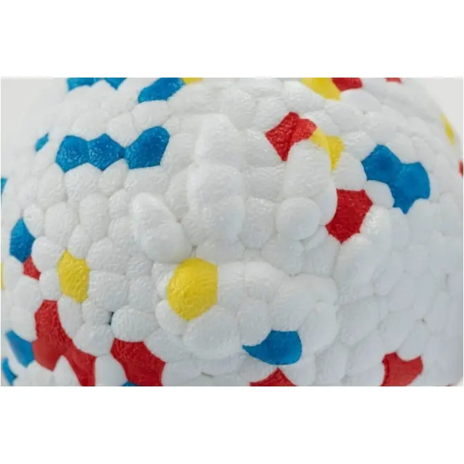 Ball E-TPU weiß/bunt 8cm
