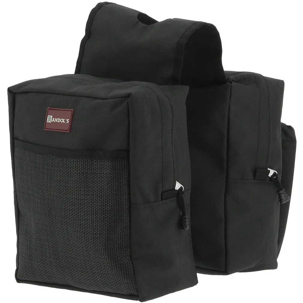 Satteltaschen WESTERN DOUBLE 600D schwarz