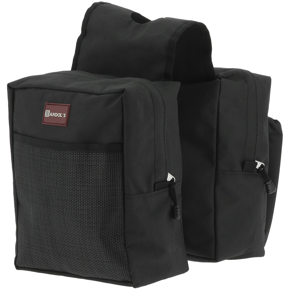 Satteltaschen WESTERN DOUBLE 600D schwarz