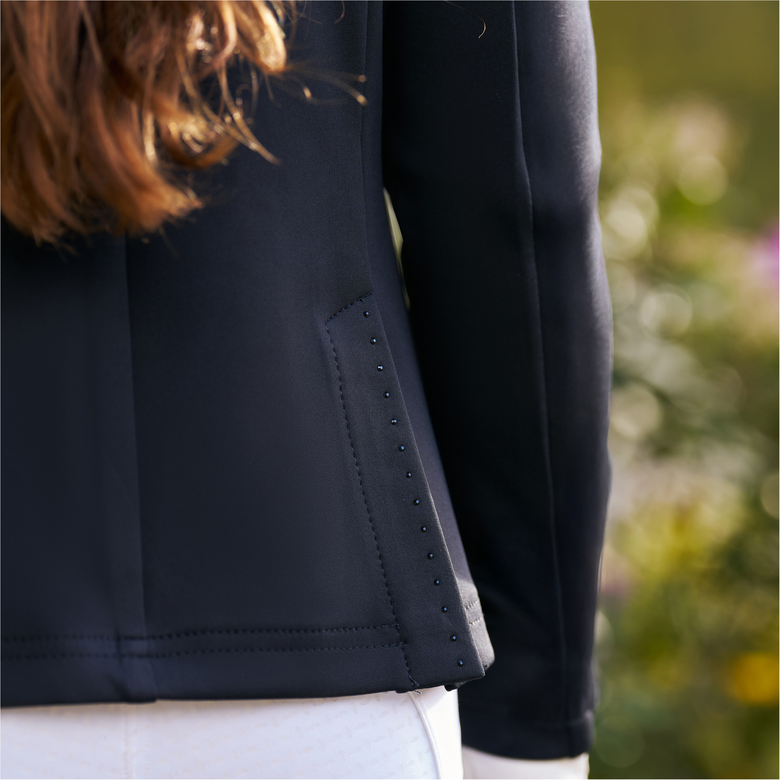 Kinder Turnierjacket IRHBasic Glam schwarz