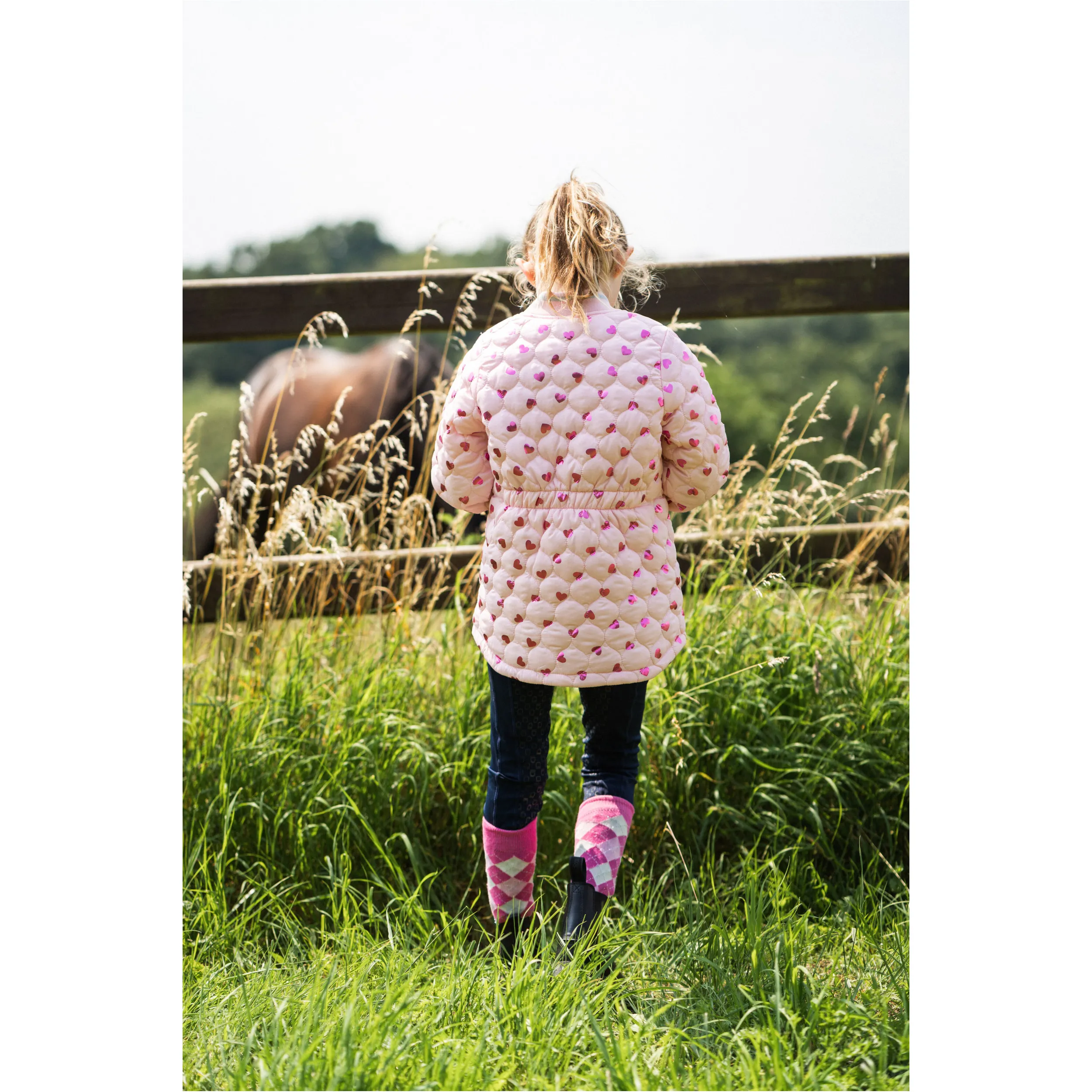 Kinder Reitjacke TRACEY pink mist