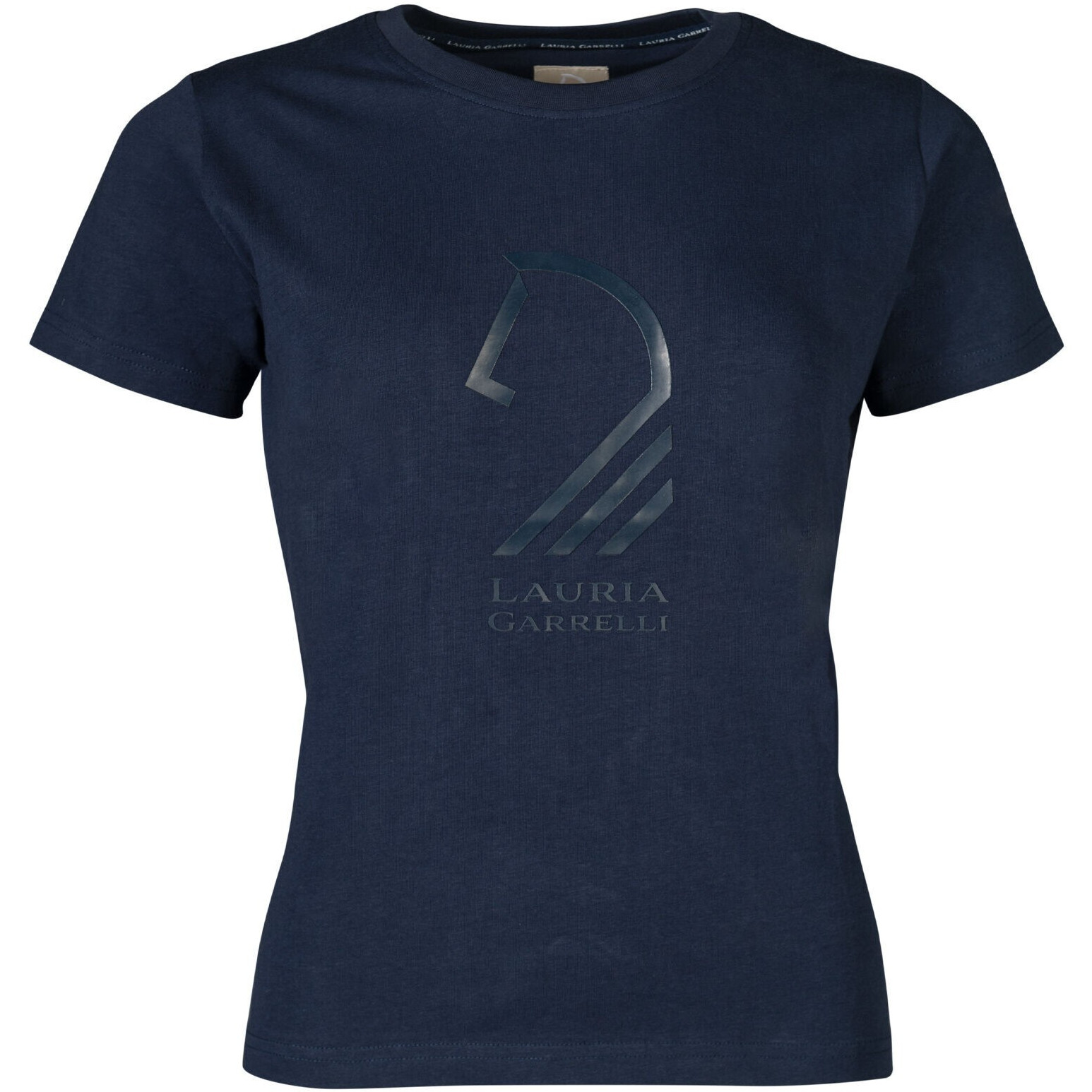 Damen T-Shirt LIVIGNO HORSE HEAD dunkelblau