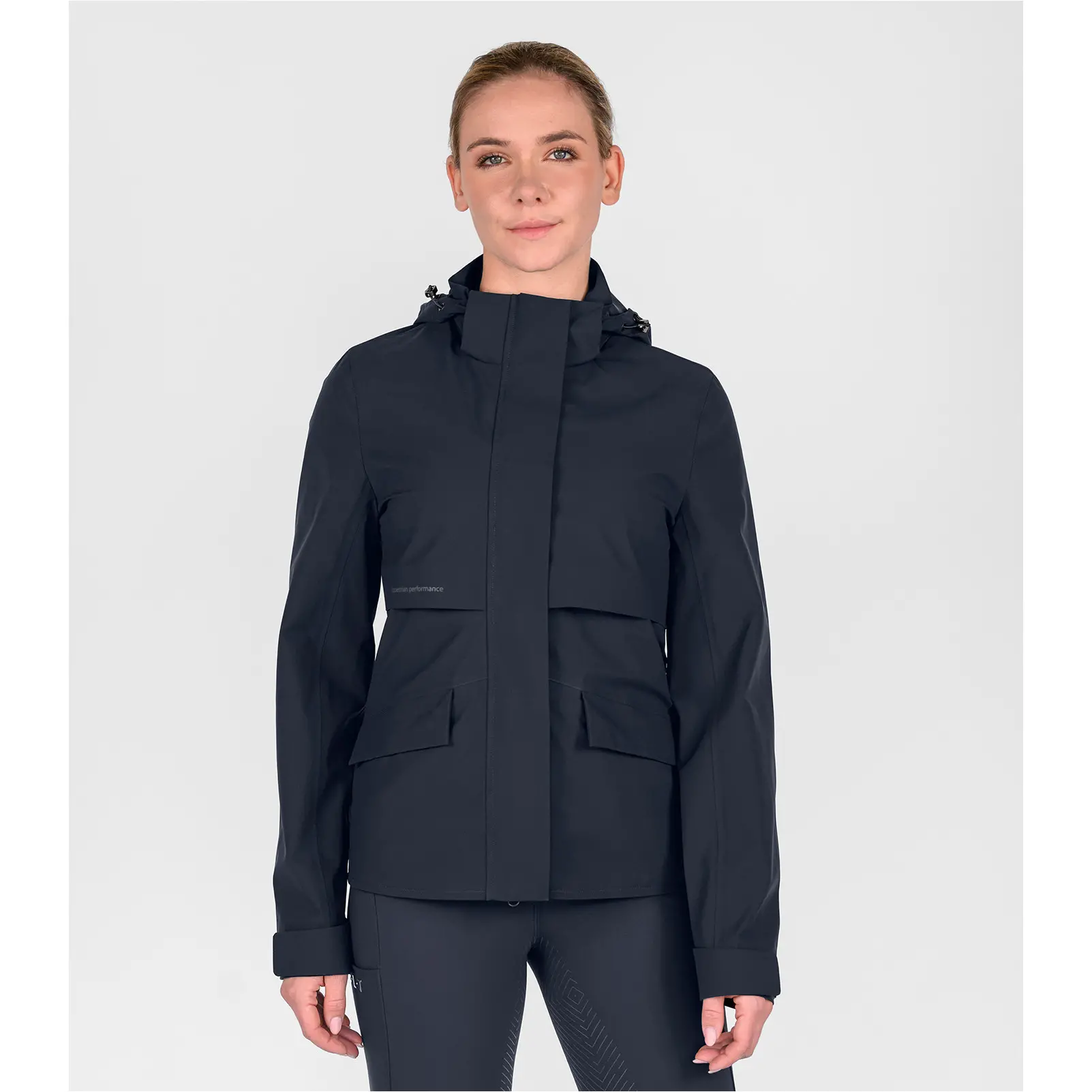 Damen Regenjacke reflektierend PERFORMANCE tiefblau