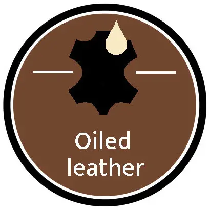 Ledersattelgurt geölt mit Elast COMFORT braun/schwarz