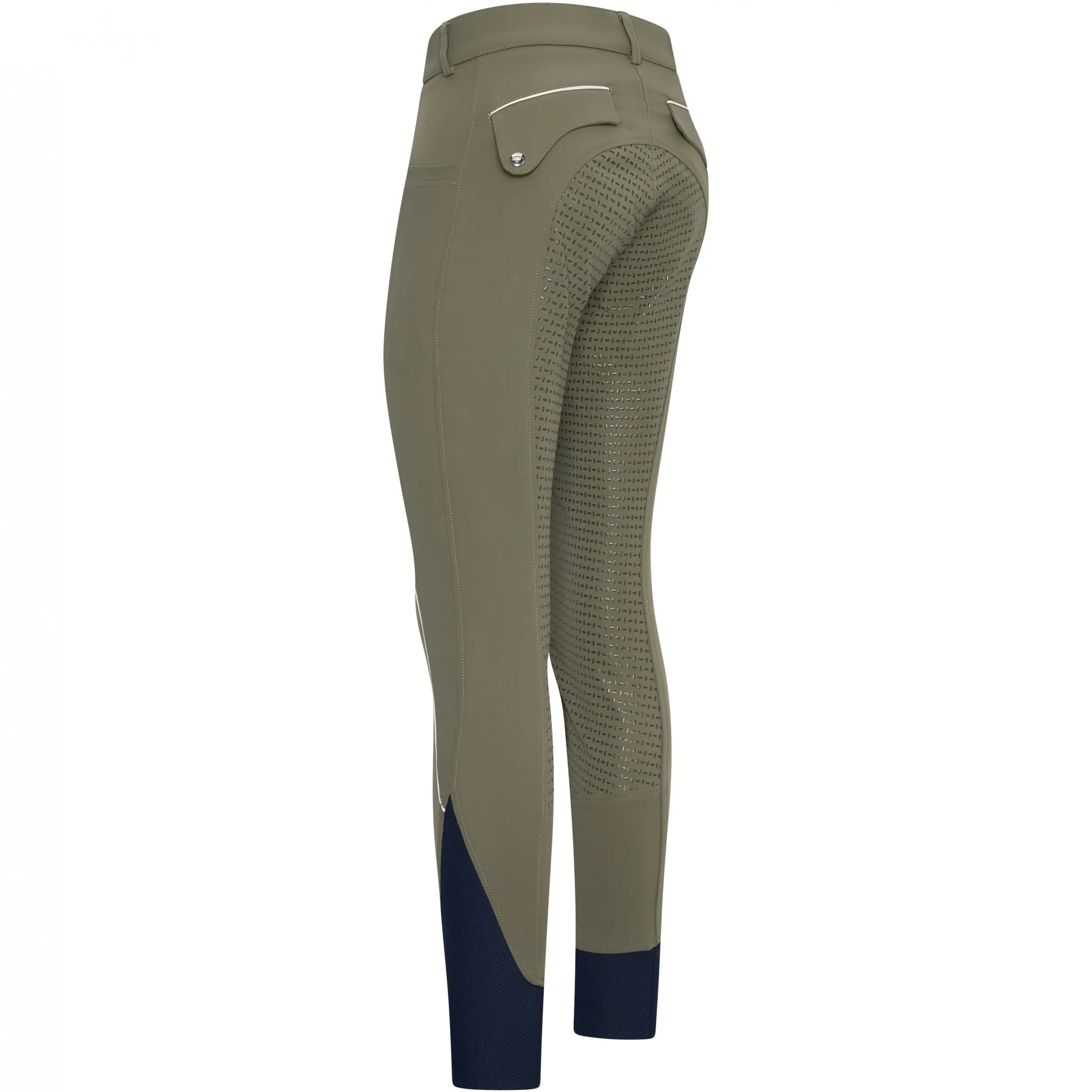 Damen Reithose Silikon Vollbesatz HVPCatatrina oil green