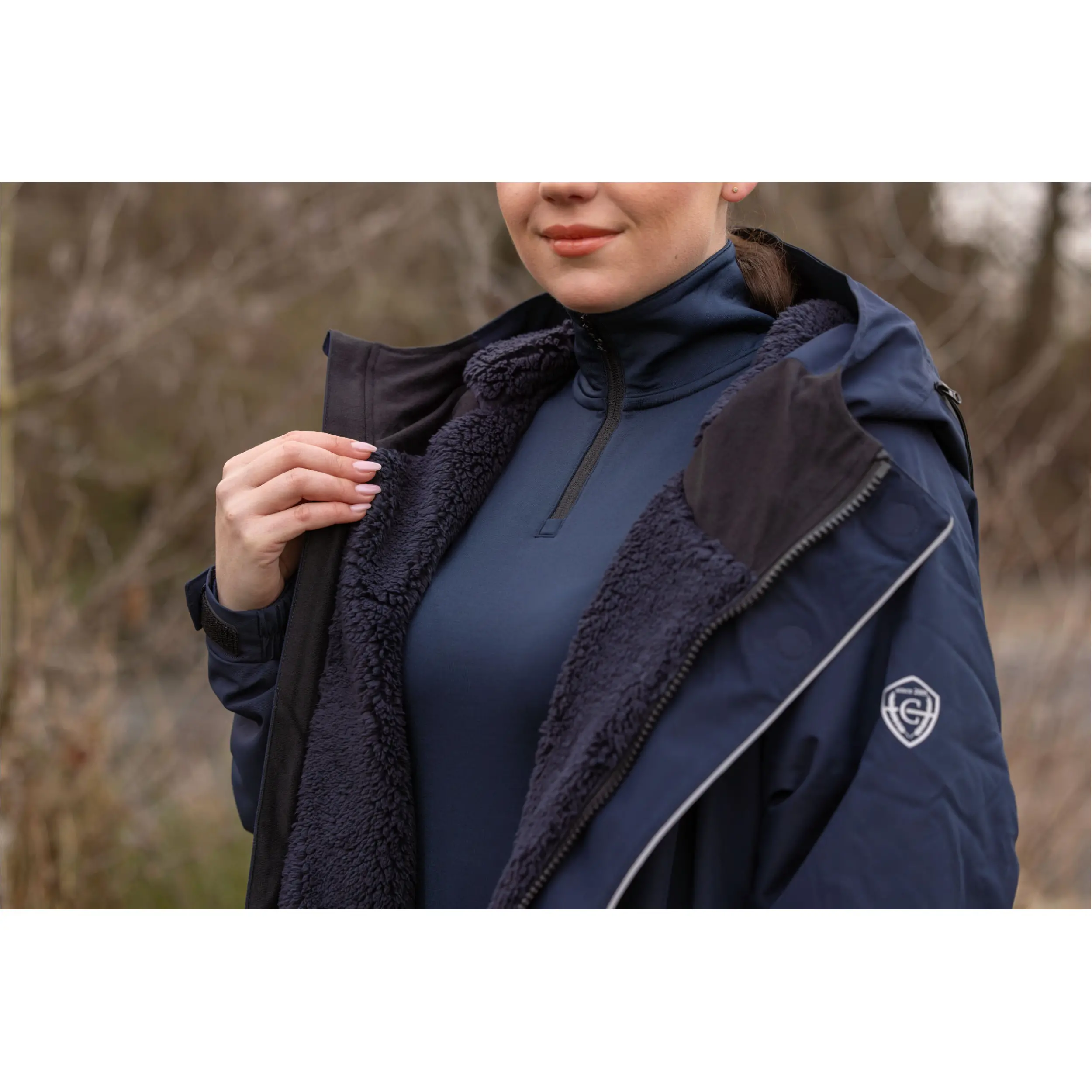 Damen Reitmantel ARKTIS H/W 2025 dark navy Damen Reitmantel ARKTIS H/W 2025 dark navy