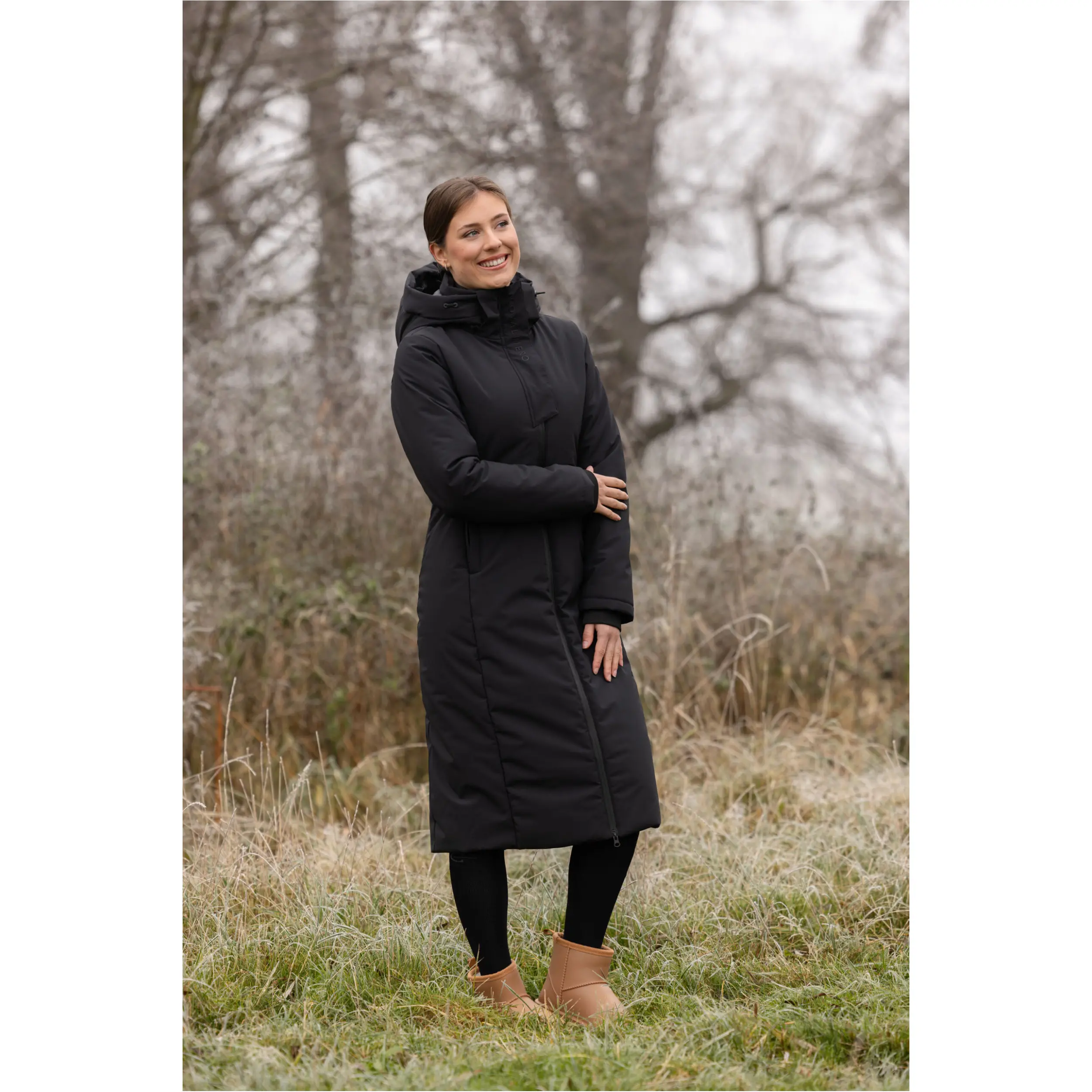 Damen Reitmantel H/W 2025 schwarz Damen Reitmantel H/W 2025 schwarz