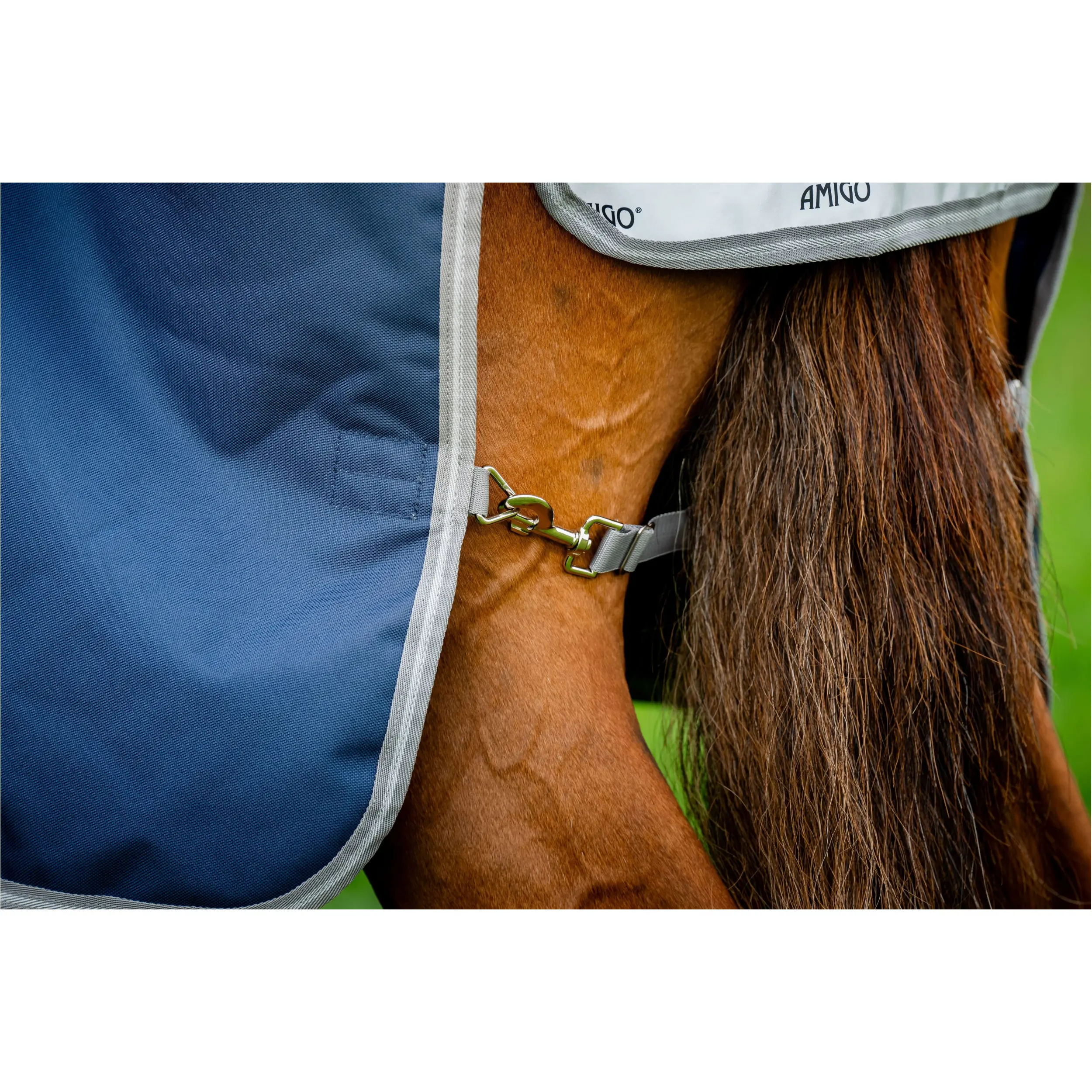 Outdoordecke 50g Füllung 1200D AMIGO navy/titanium grey/silver Outdoordecke 50g Füllung 1200D AMIGO navy/titanium grey/silver