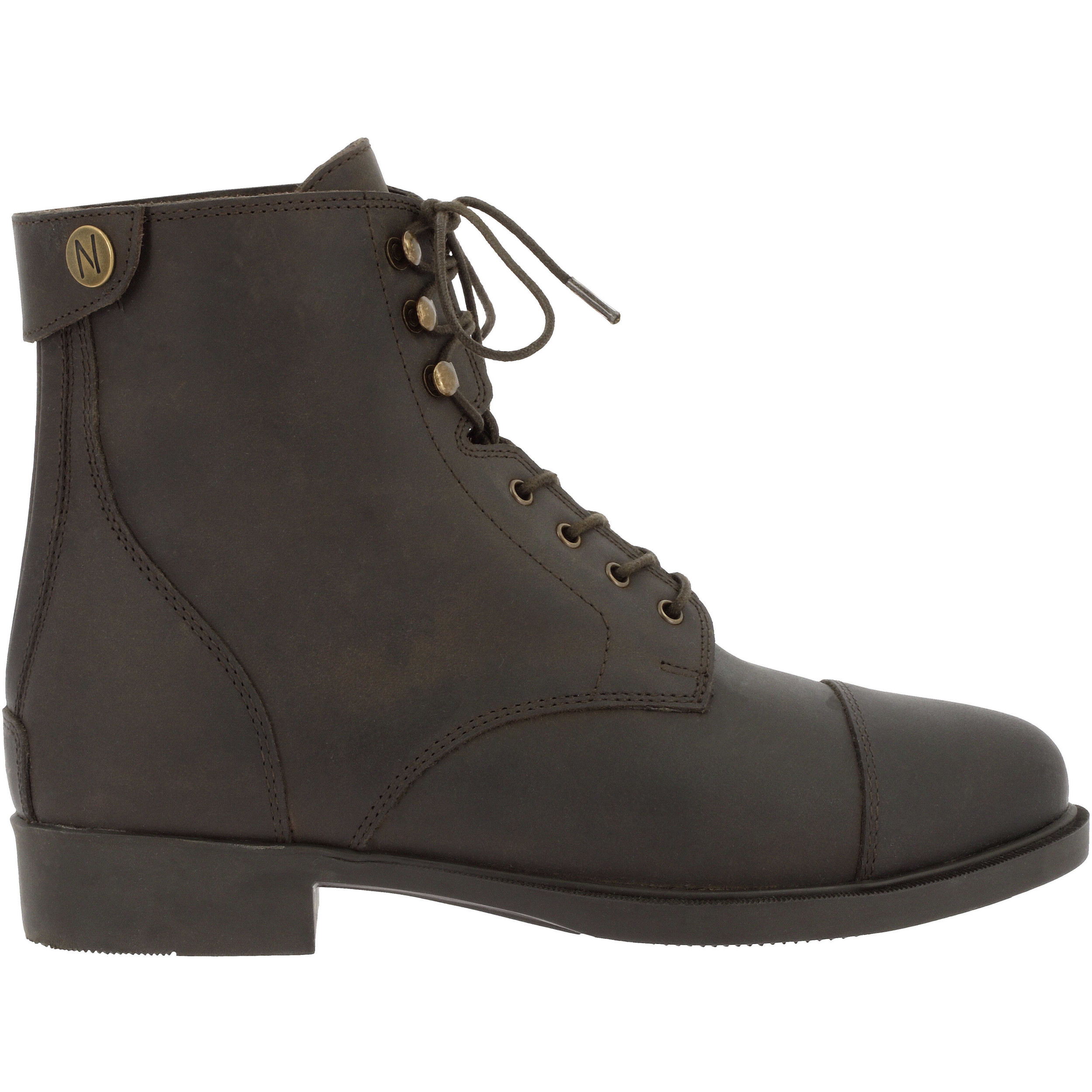 Reitstiefeletten mit Schnürsenkel & Zip NÎMES Echtleder braun Reitstiefeletten mit Schnürsenkel & Zip NÎMES Echtleder braun