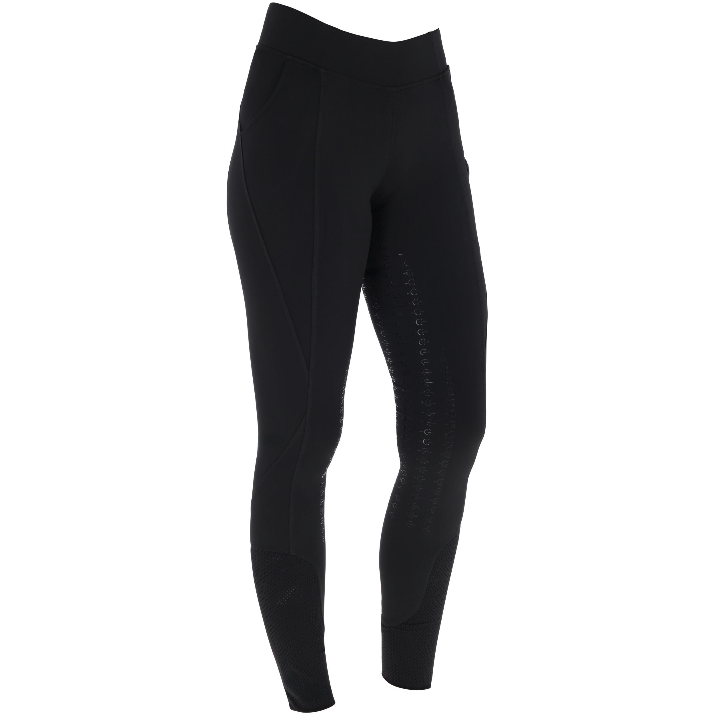 Damen Reitleggings Silikon Vollbesatz F/S 2026 black