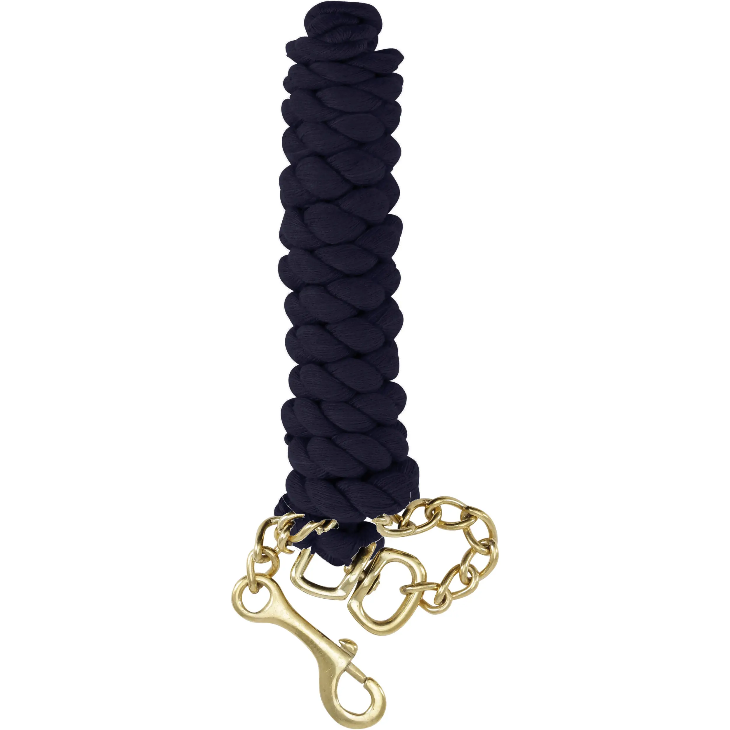 Führstrick mit Kette blau