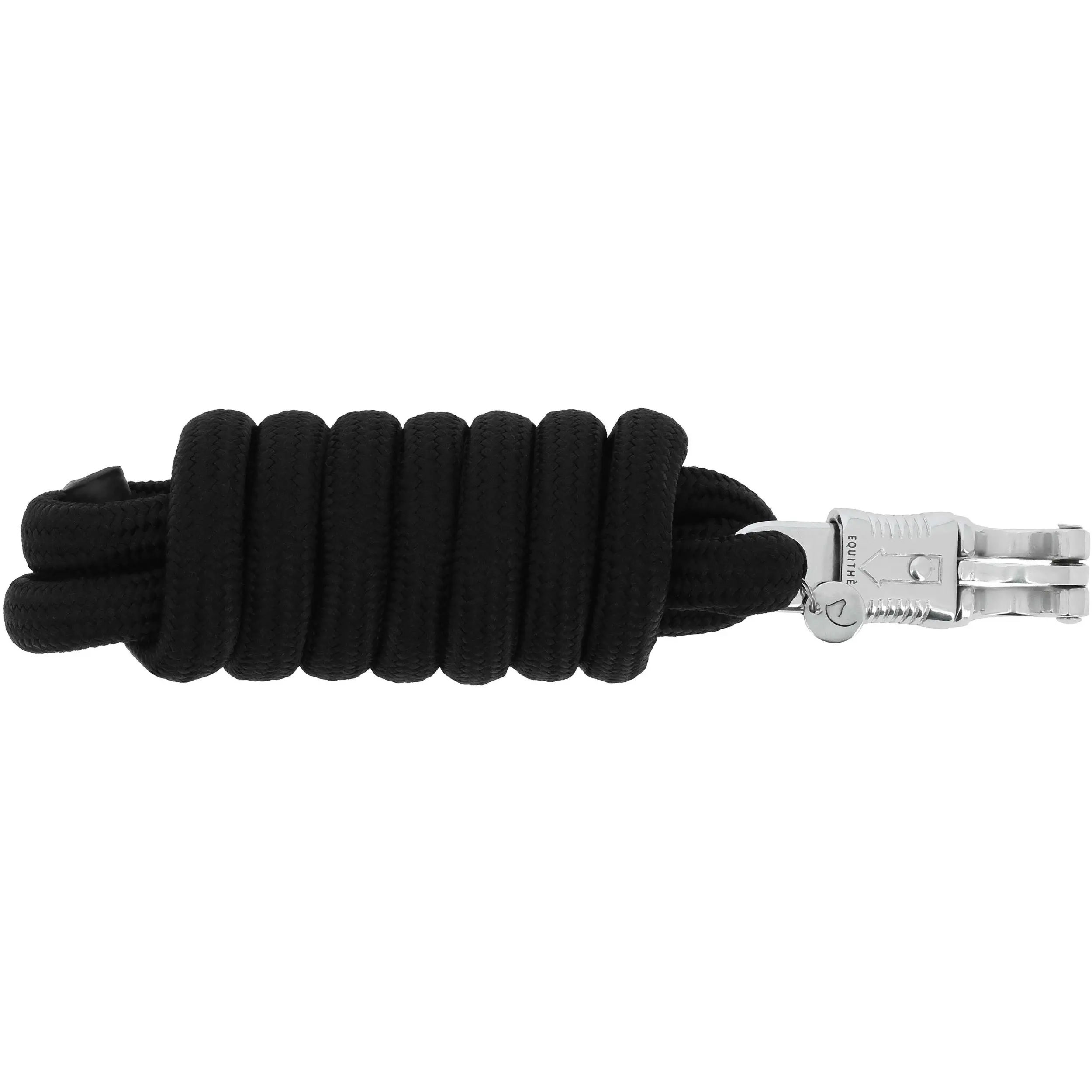 Anbindestrick mit Panikhaken SAFETY schwarz 200cm
