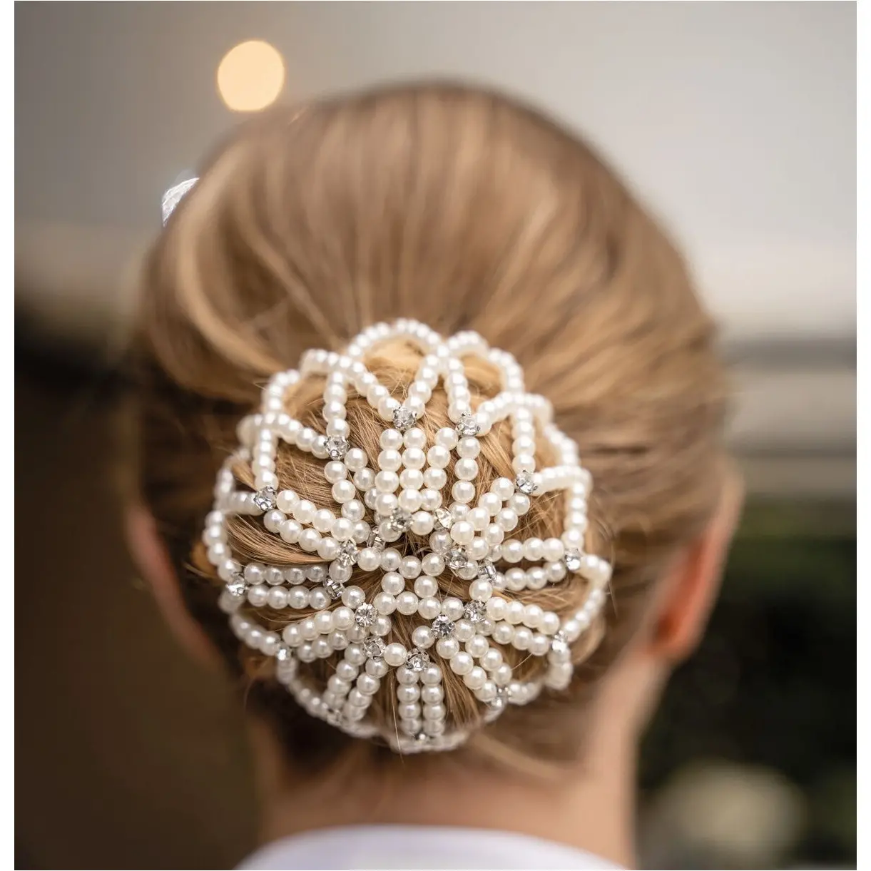 Haarnetz PEARL weiß