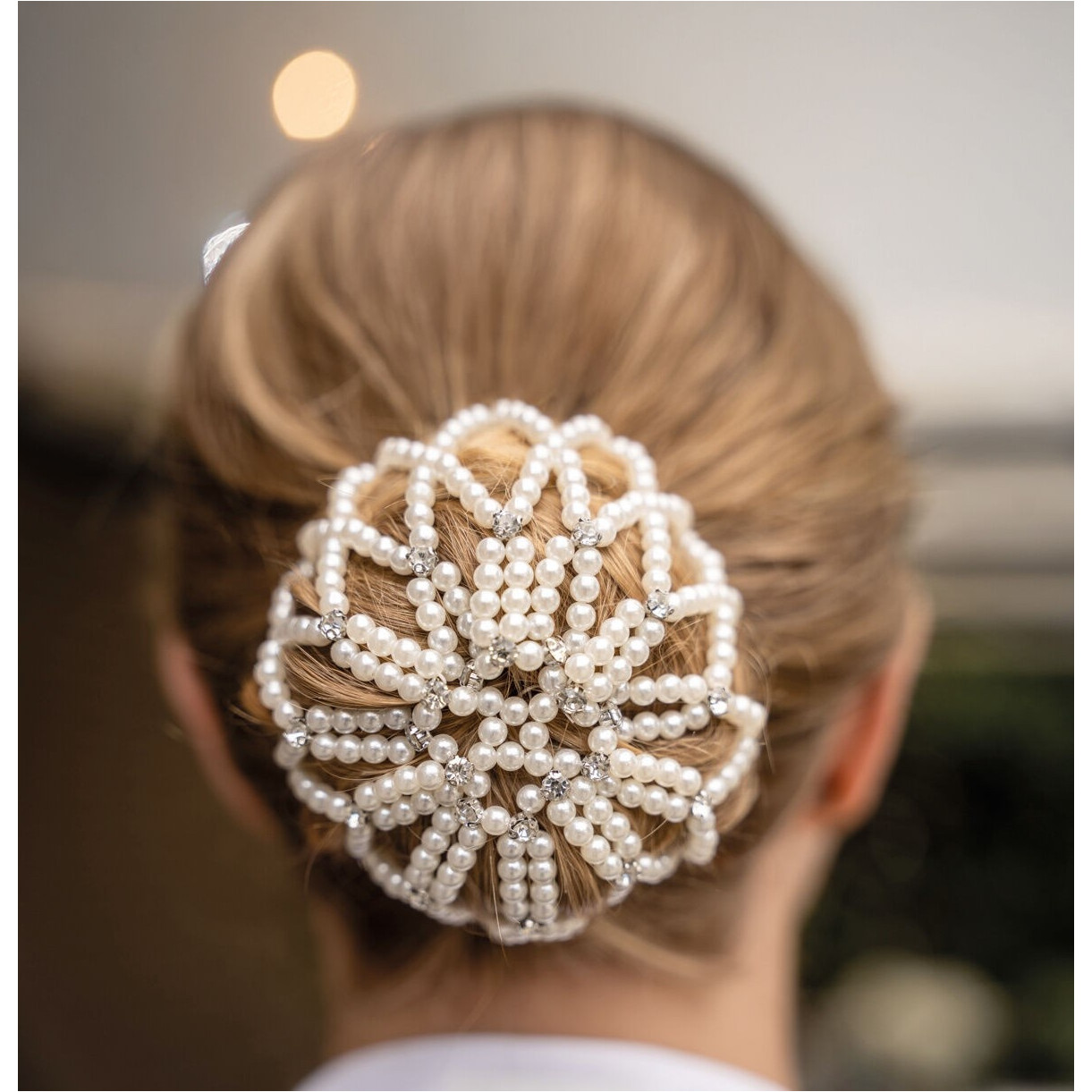 Haarnetz PEARL weiß