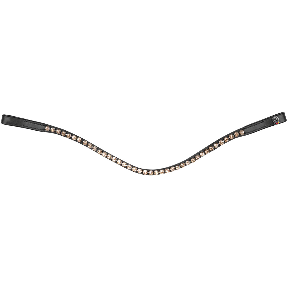 Stirnband GLAM X-Line schwarz/pfirsich