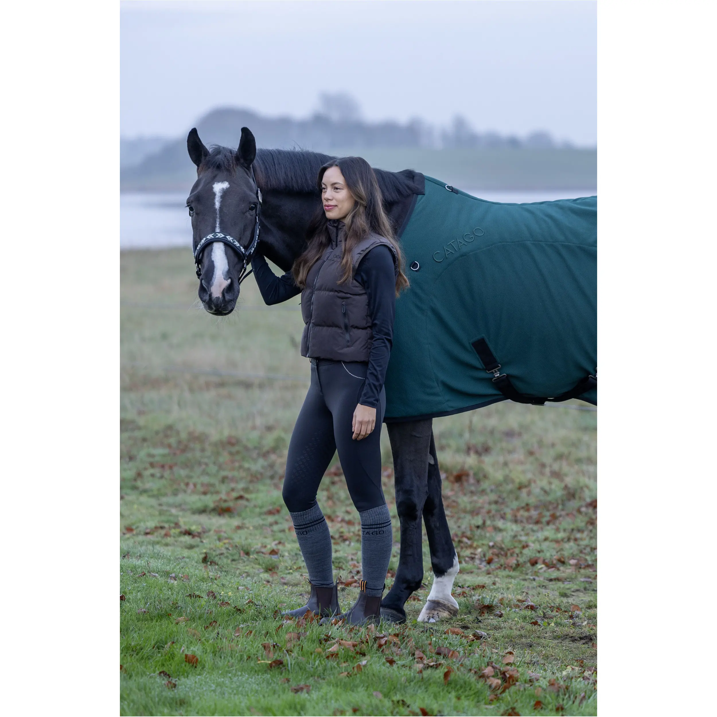 Winter Damen Reitweste wattiert VALLY after dark