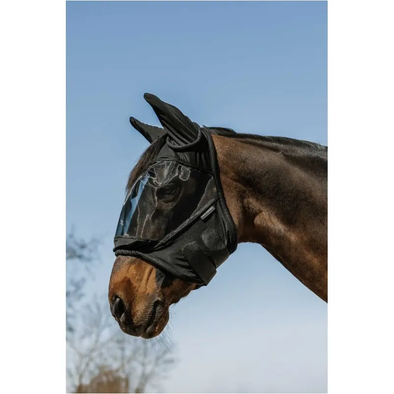 Fliegenmaske mit UV-Schutz DOUX schwarz