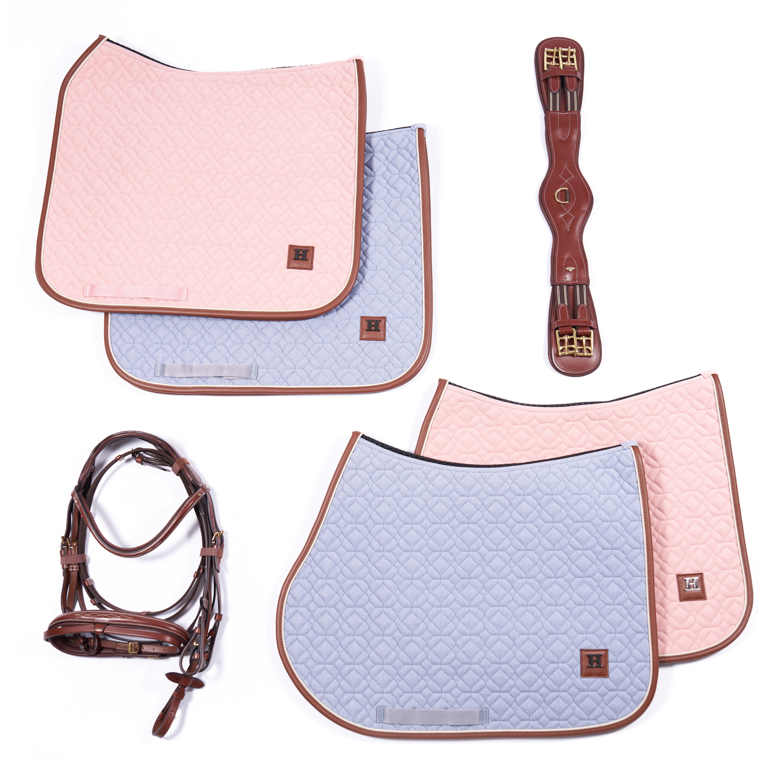 Schabracke HVPLuxi powder blue Warmblut Vielseitigkeit