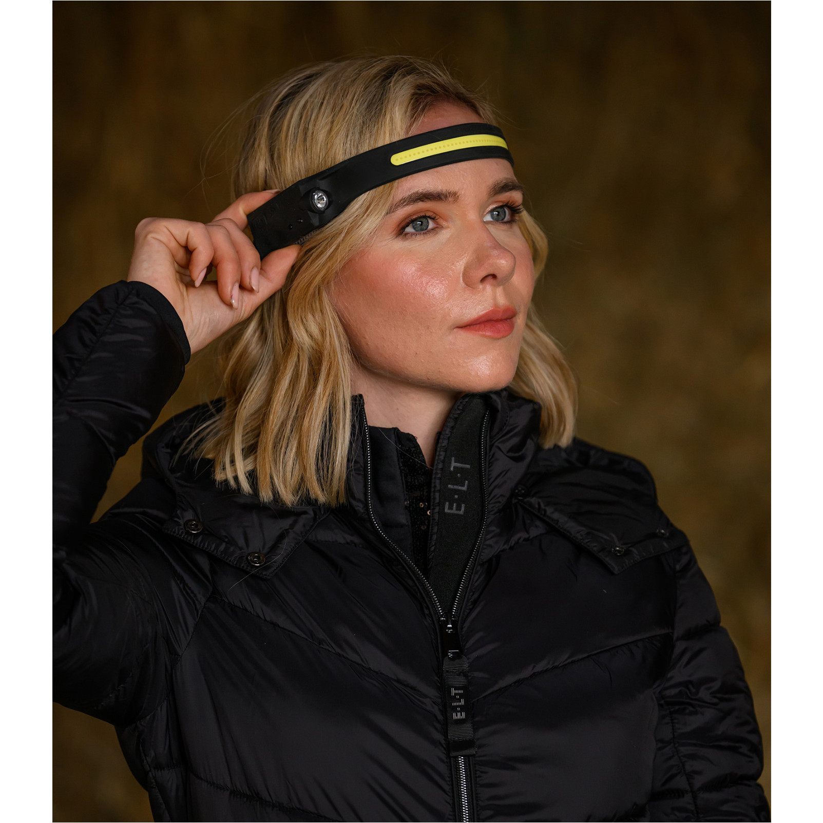 Sensor- LED- Kopflampe mit Bewegungssensor schwarz Sensor- LED- Kopflampe mit Bewegungssensor schwarz